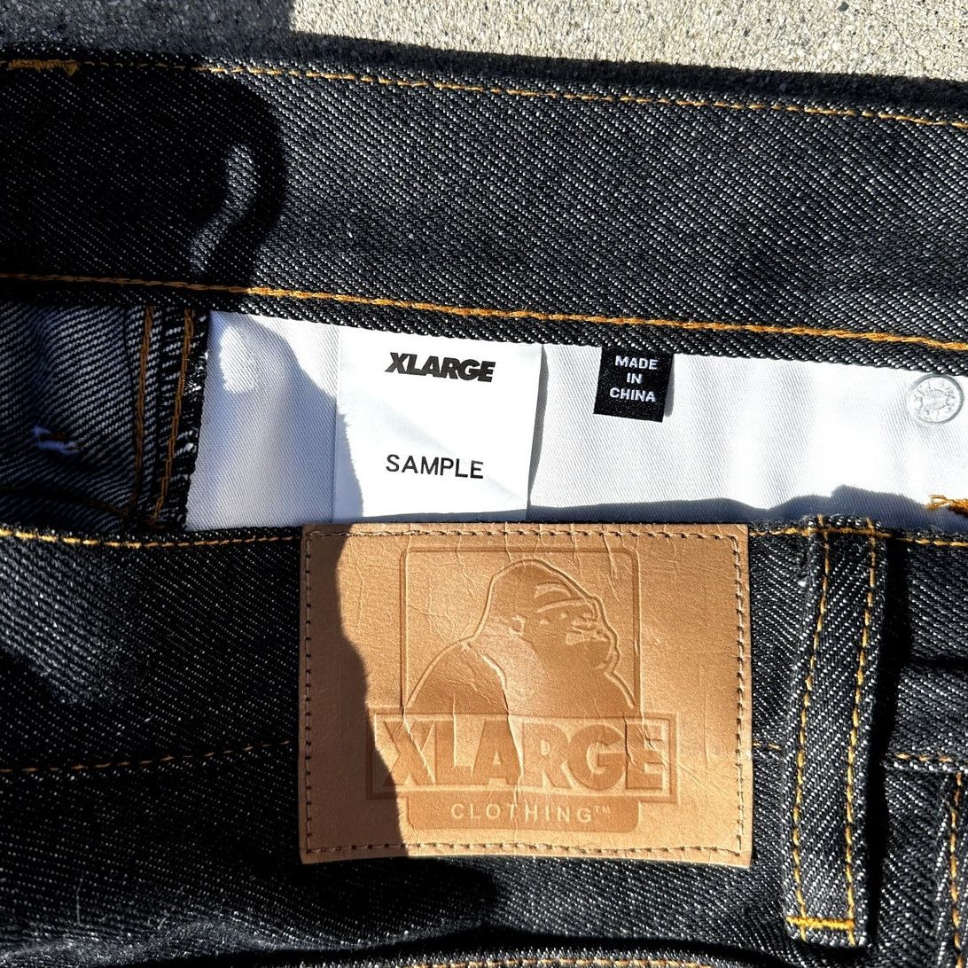X-LARGE X Large Japan Sample Denim Skate Shorts Jorts Embroidered Size US 34 / EU 50 - 5 Thumbnail