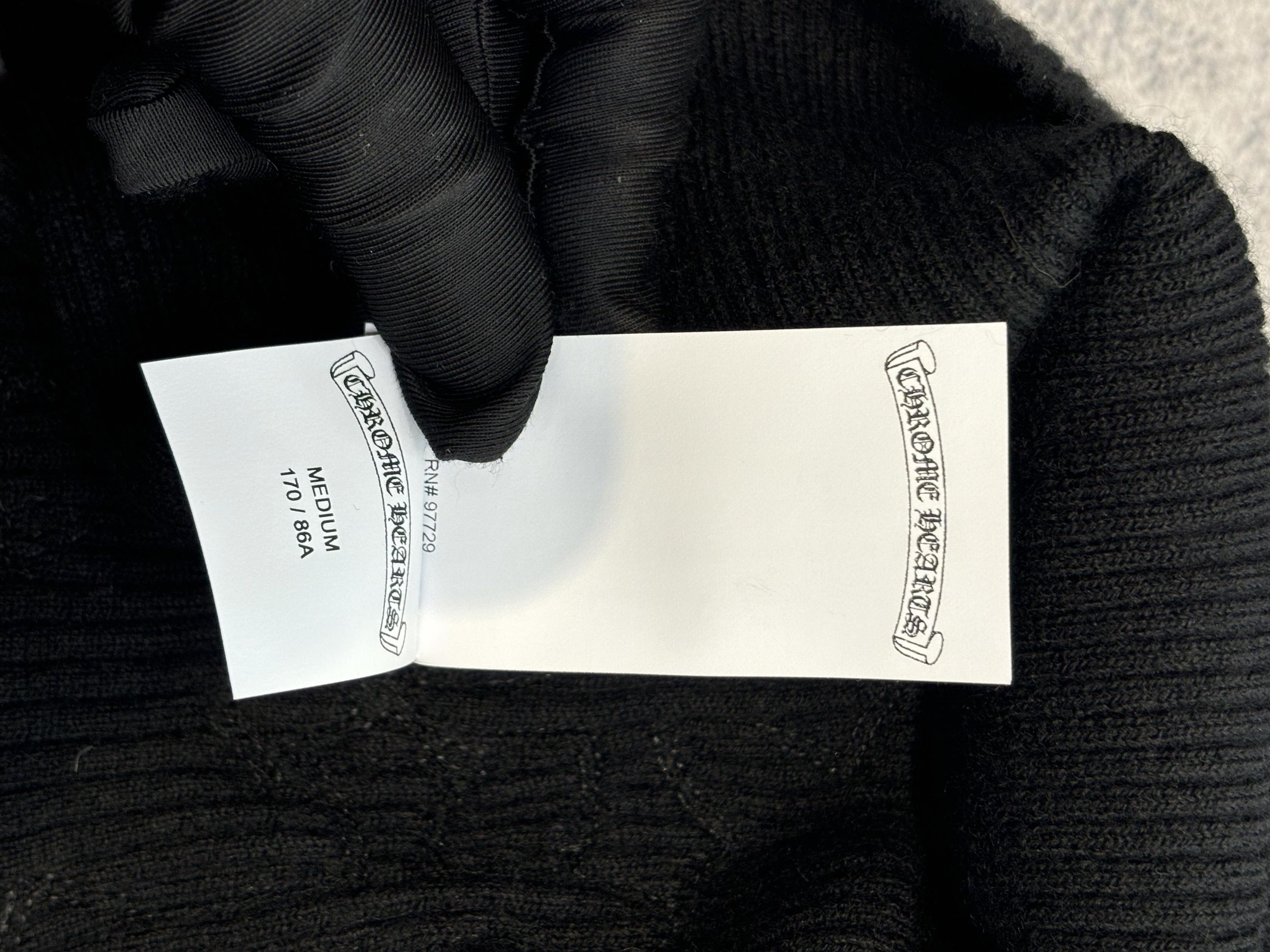 Chrome Hearts CHROME HEARTS Cashmere Lib Sknit Slim Top BLACK Size M / US 6-8 / IT 42-44 - 6 Thumbnail