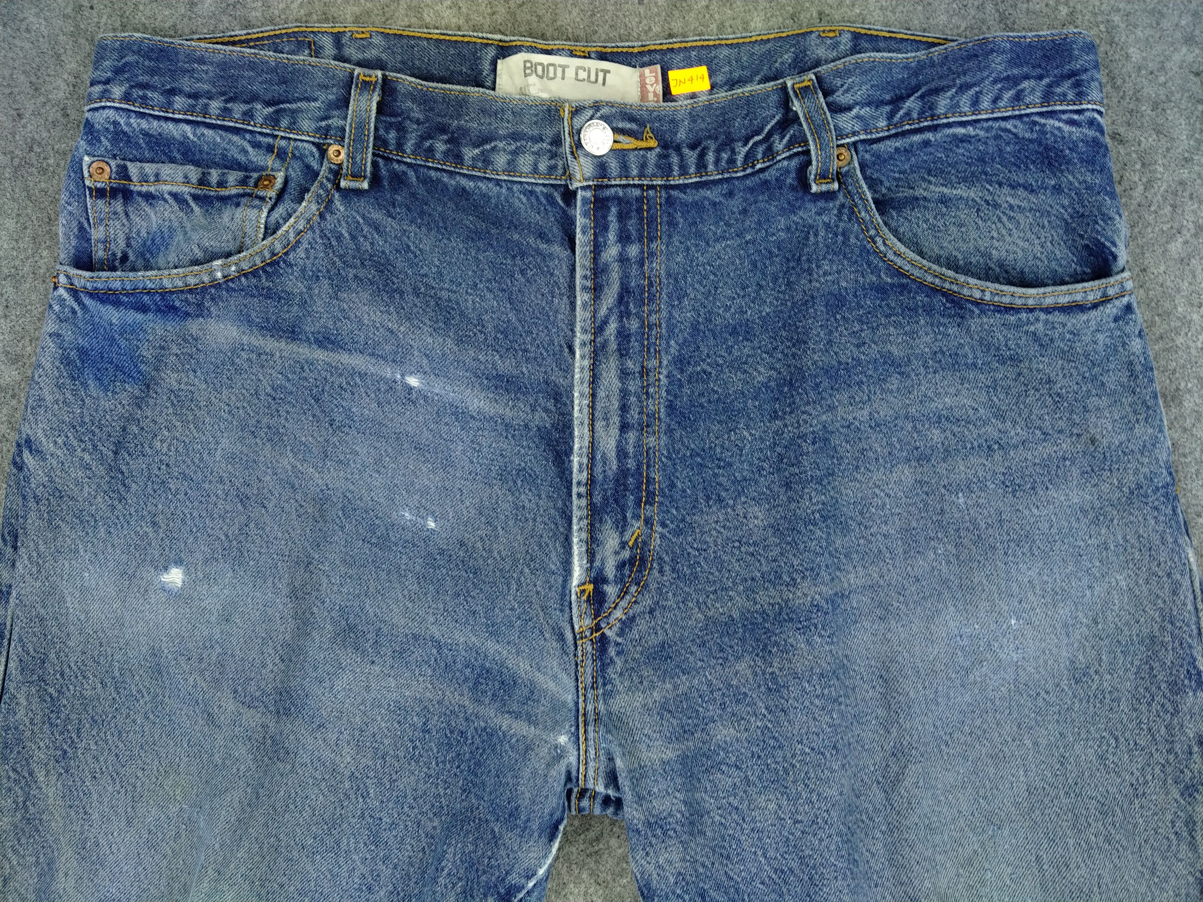Levi's Blue Vintage Levi's 517 Flare Boot Cut Denim 39x28 -JN414 Size US 39 - 3 Thumbnail