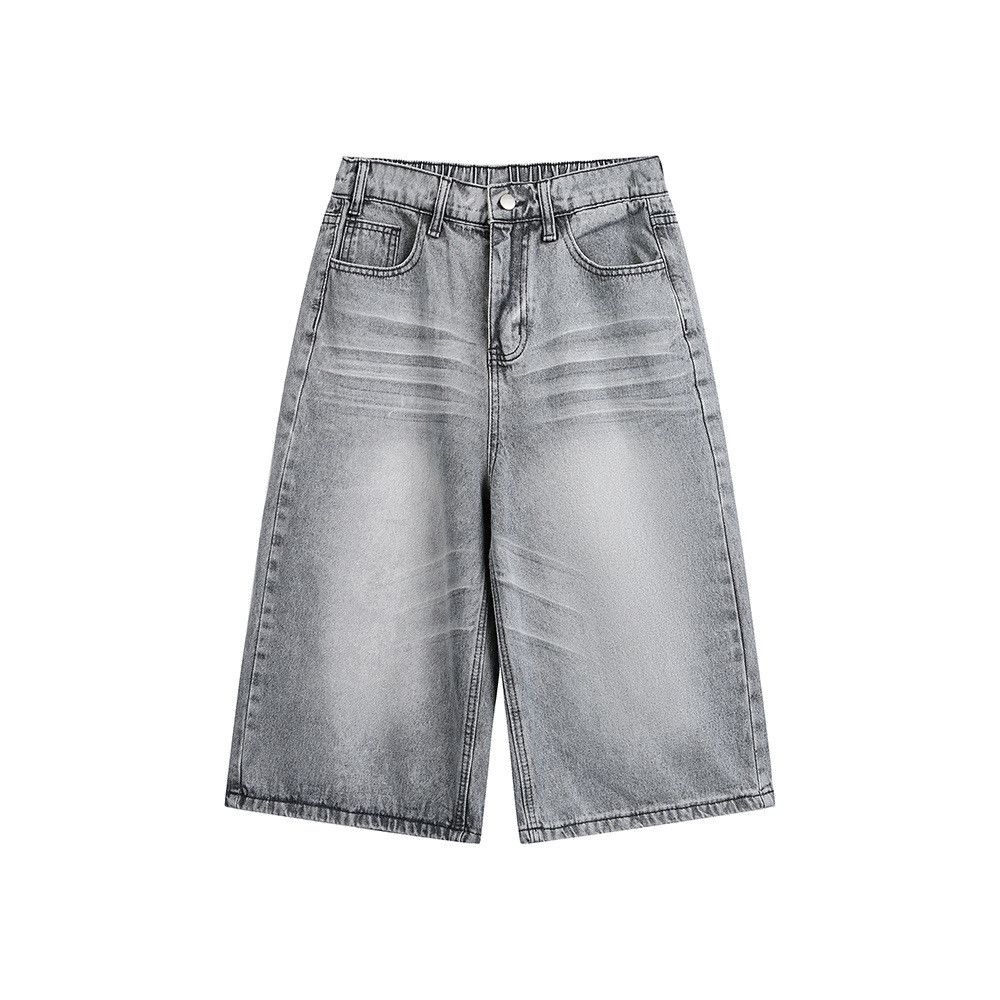 Japanese Brand Punk Distressed Washed Men's Denim Shorts Size US 32 / EU 48 - 1 Thumbnail
