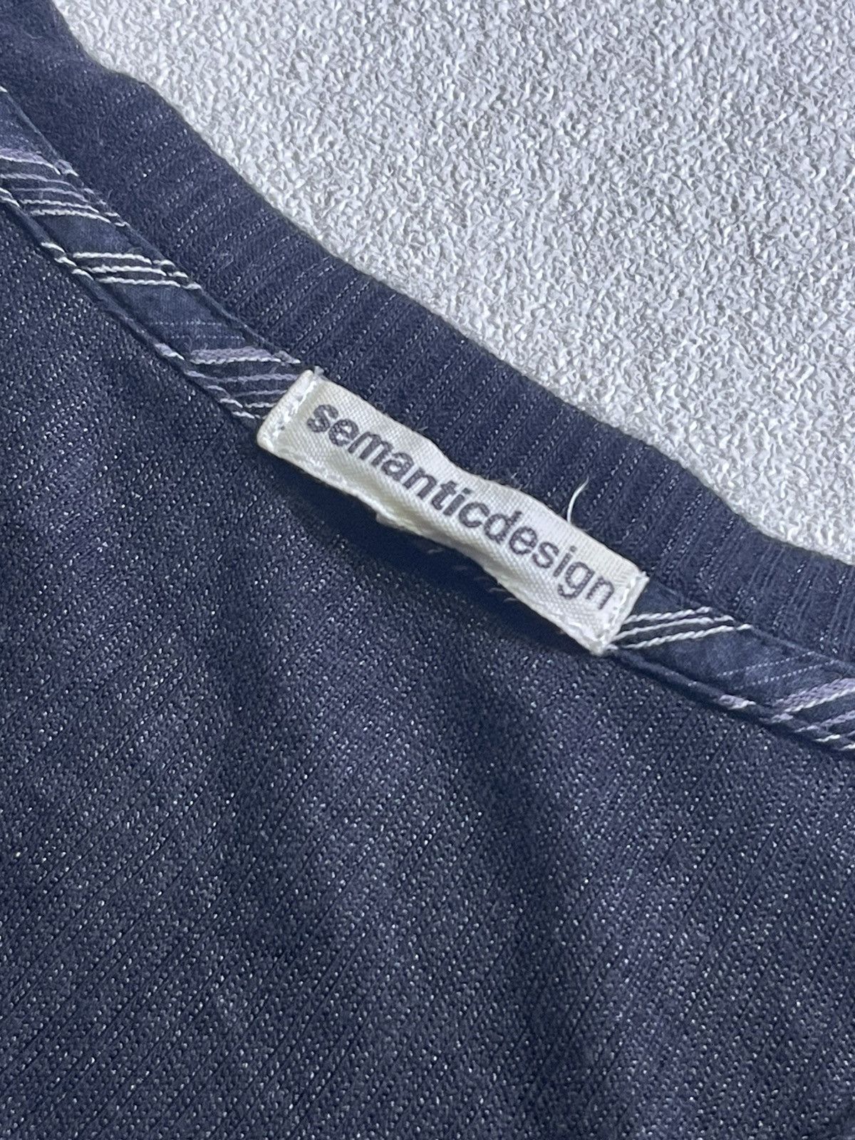 semanticdesign Y2K SEMANTICDESIGN short tshirt motif two leyer Size US M / EU 48-50 / 2 - 4 Thumbnail