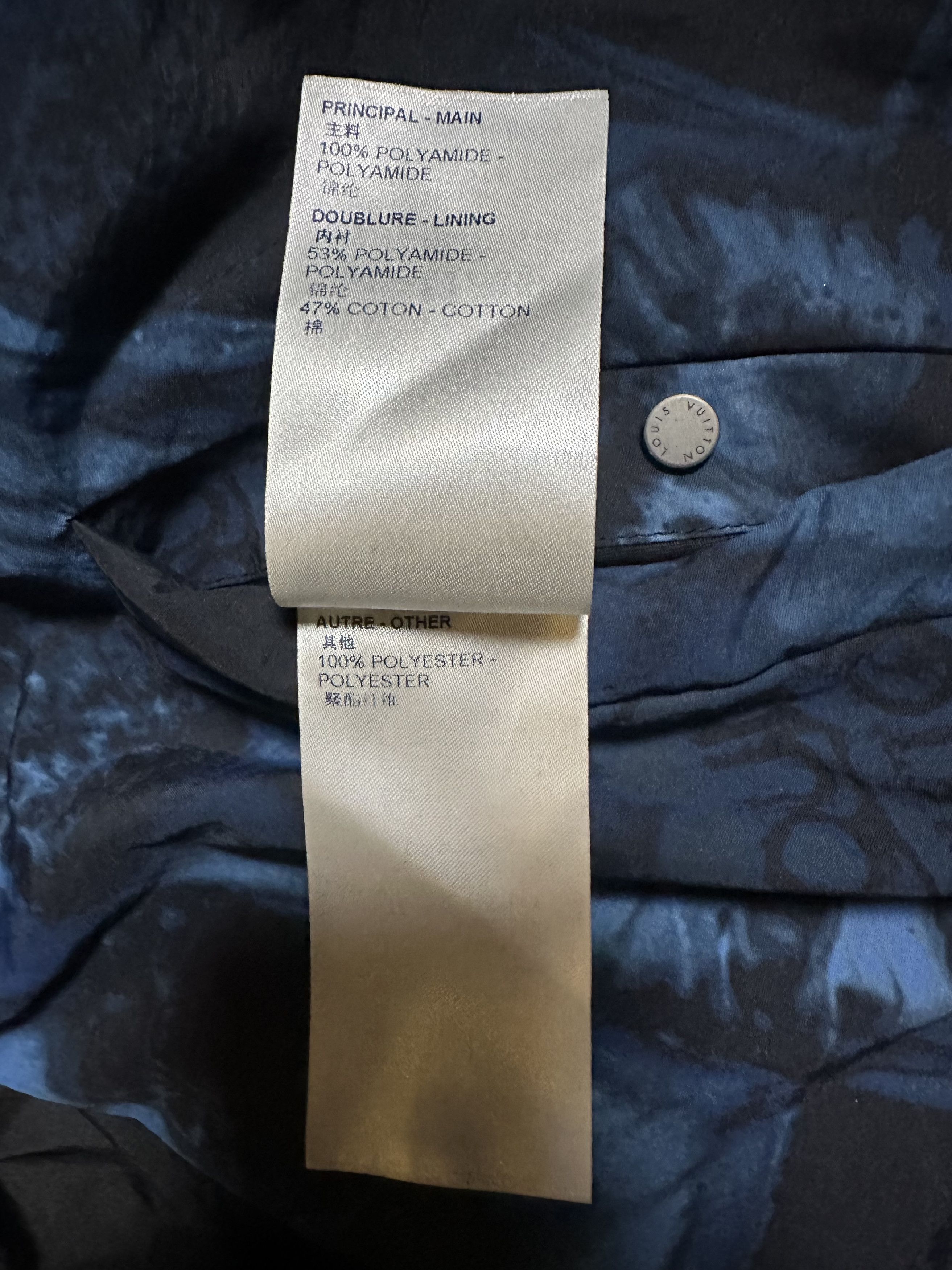 Louis Vuitton Louis Vuitton Blue Damier Salt Bomber Jacket Size US M / EU 48-50 / 2 - 5 Thumbnail