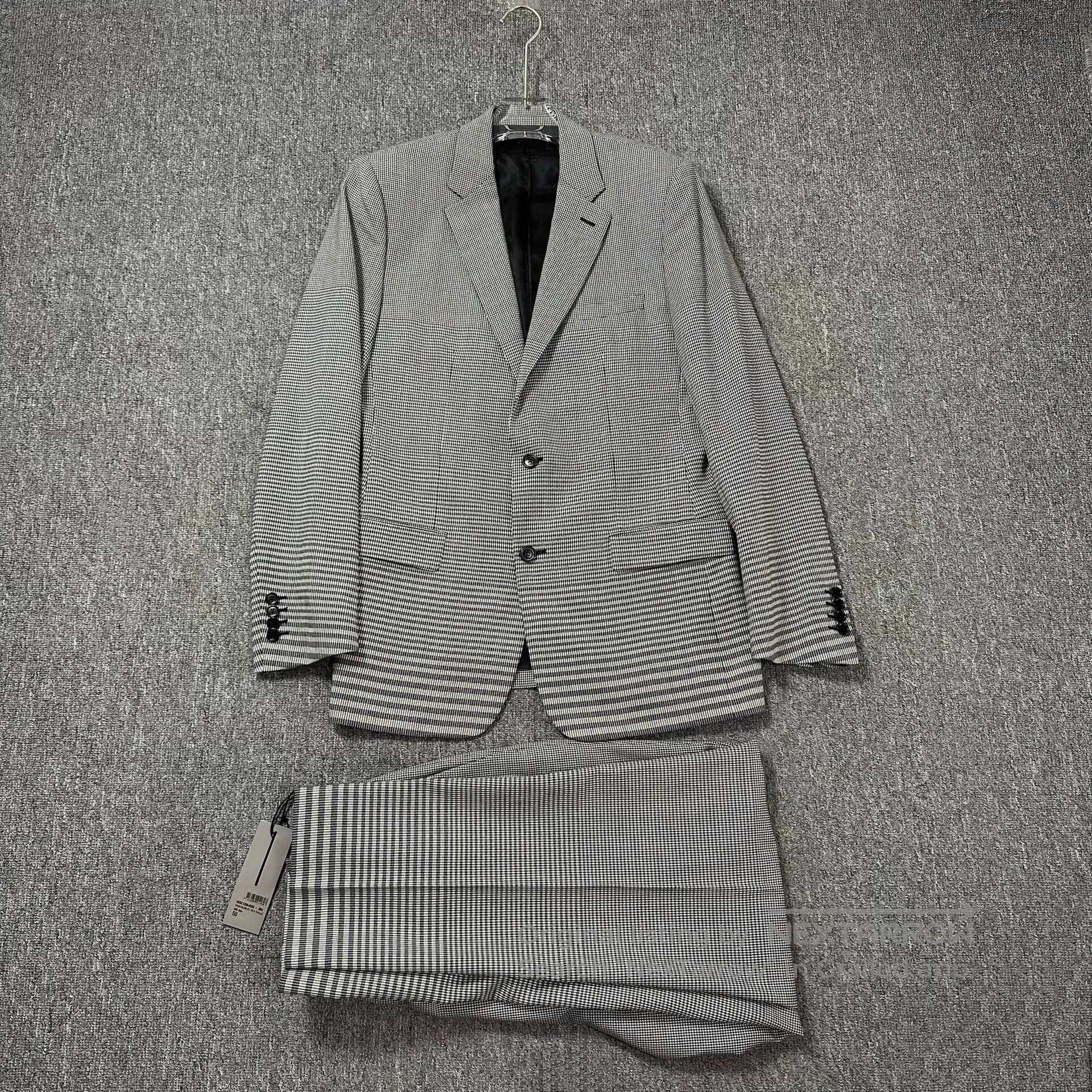 Dior Dior Houndstooth Wool Suit Set. Size US M / EU 48-50 / 2 - 1 Thumbnail