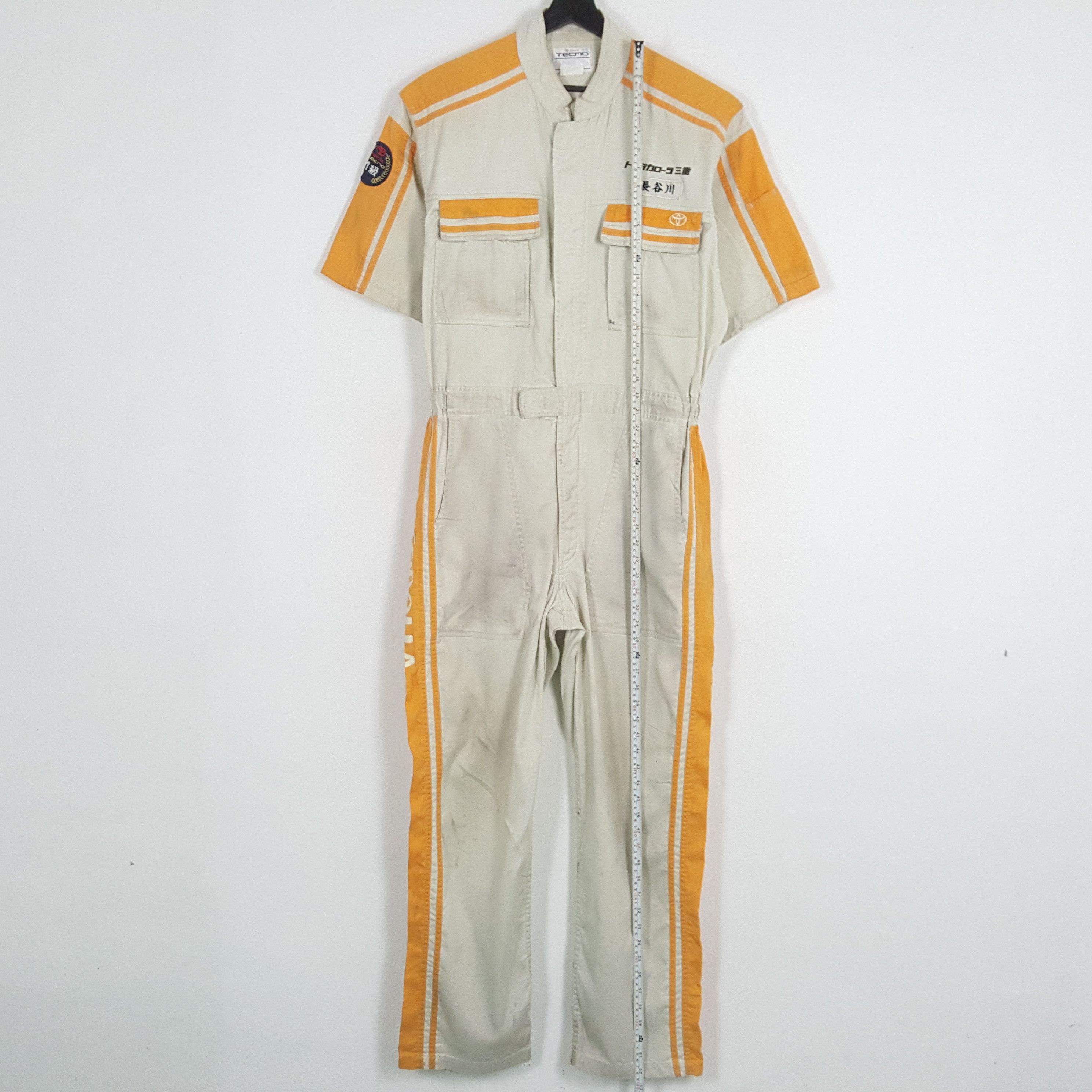 Vintage TOYOTA COROLLA TECNO Workwear Style Coverall Jacket Size US L / EU 52-54 / 3 - 7 Thumbnail