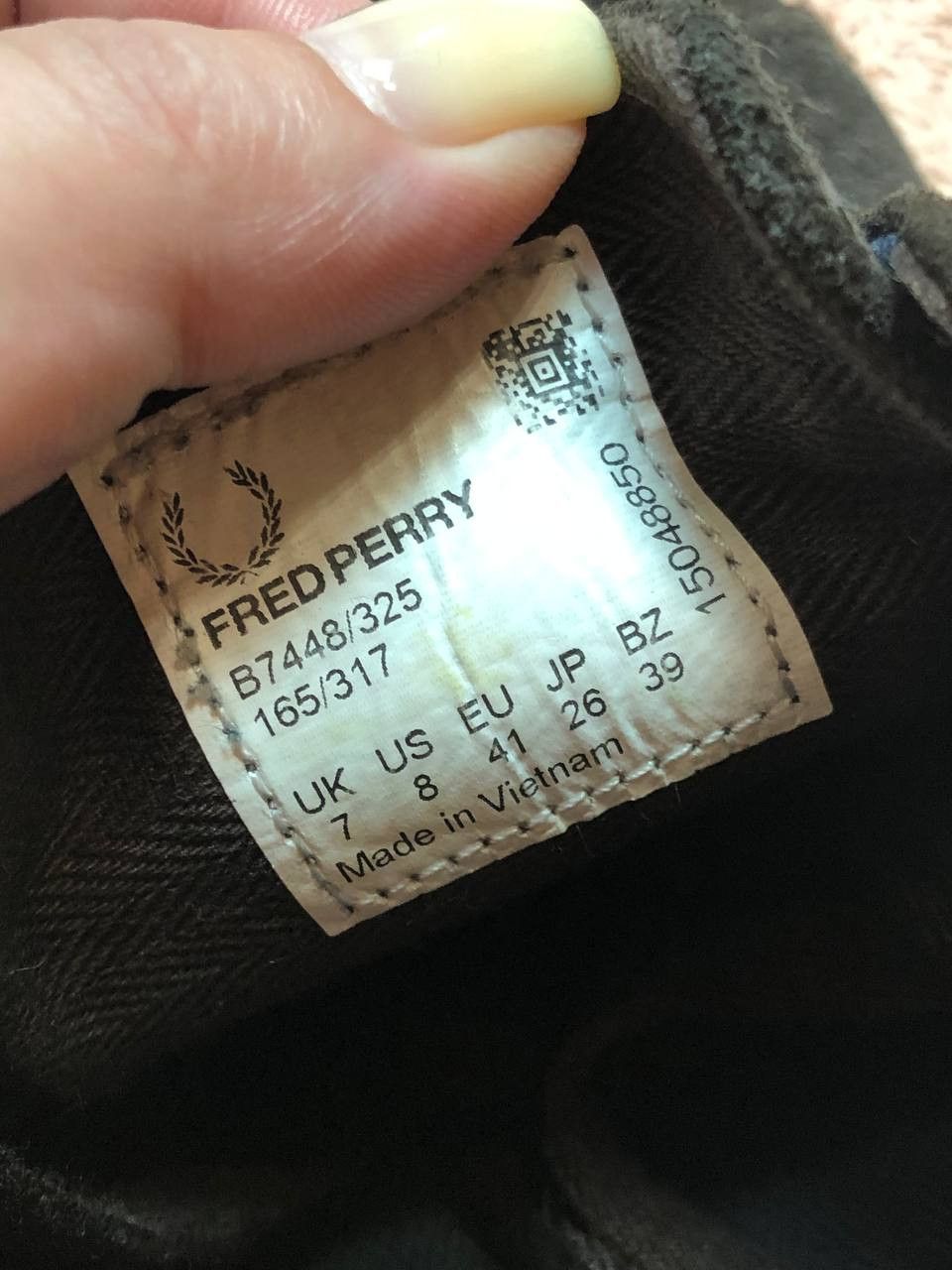 Fred Perry Vintage Low-Top Sneakers brown logo Fred Perry crazy Y2K Size US 8 / EU 41 - 6 Thumbnail