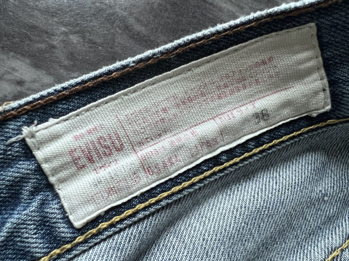 Evisu Evisu : Distressed Denim Jeans Embroider Logo Pocket Size US 38 / EU 54 - 13 Thumbnail