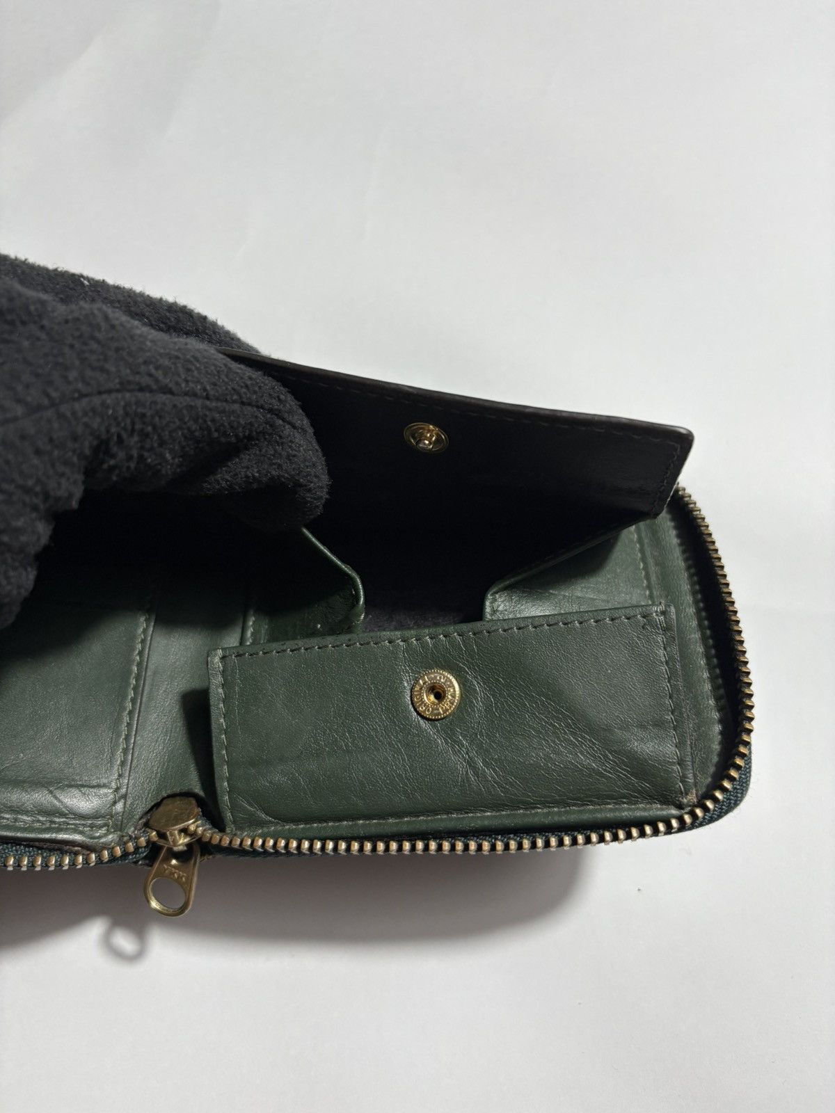 Comme des Garcons COMME DES GARCONS BIFOLD ZIPPED WALLET/ COIN PURSE Size ONE SIZE - 6 Thumbnail