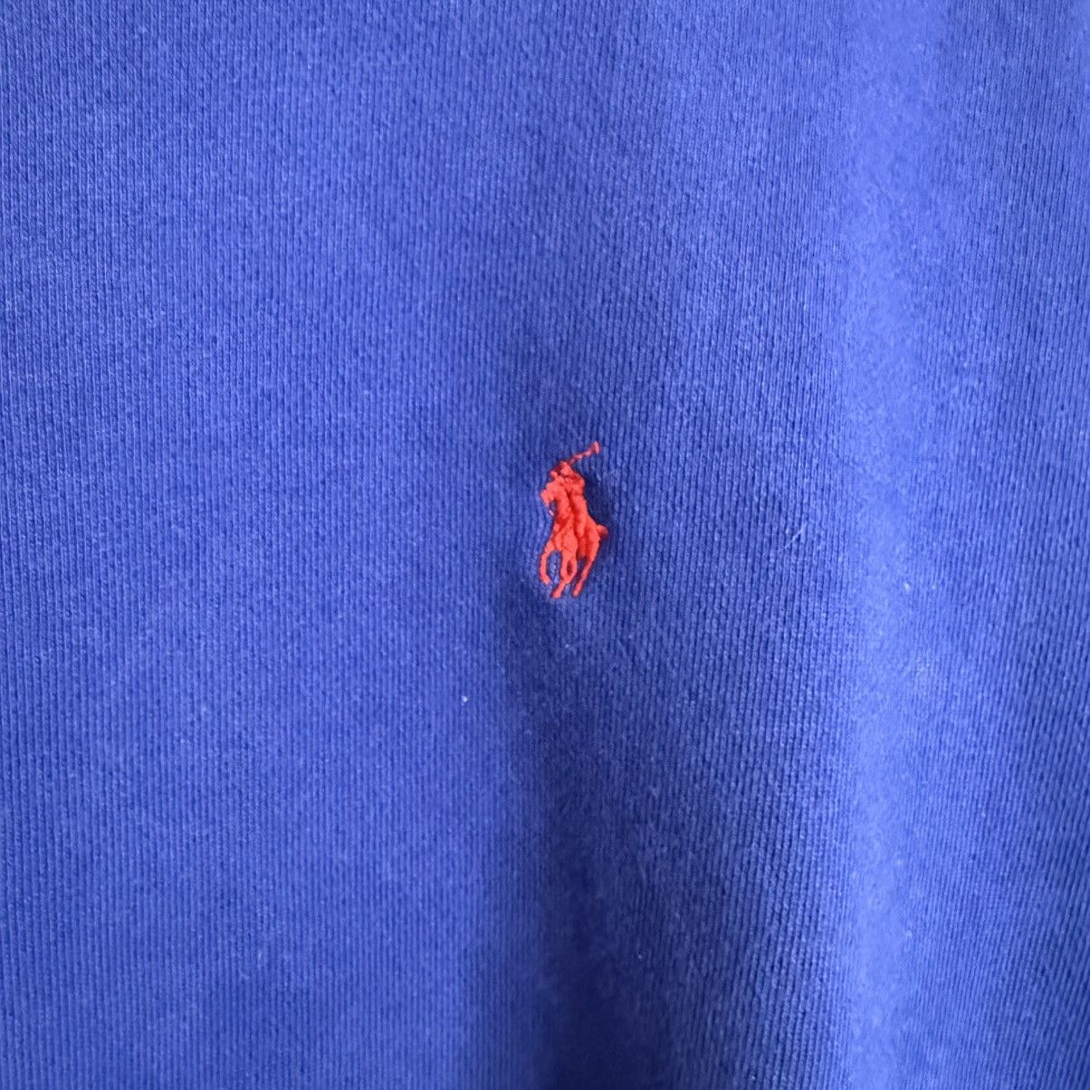 Polo Ralph Lauren Vintage Polo Ralph Lauren crewneck Royal Blue Reverse Weave Size US XXL / EU 58 / 5 - 2 Thumbnail