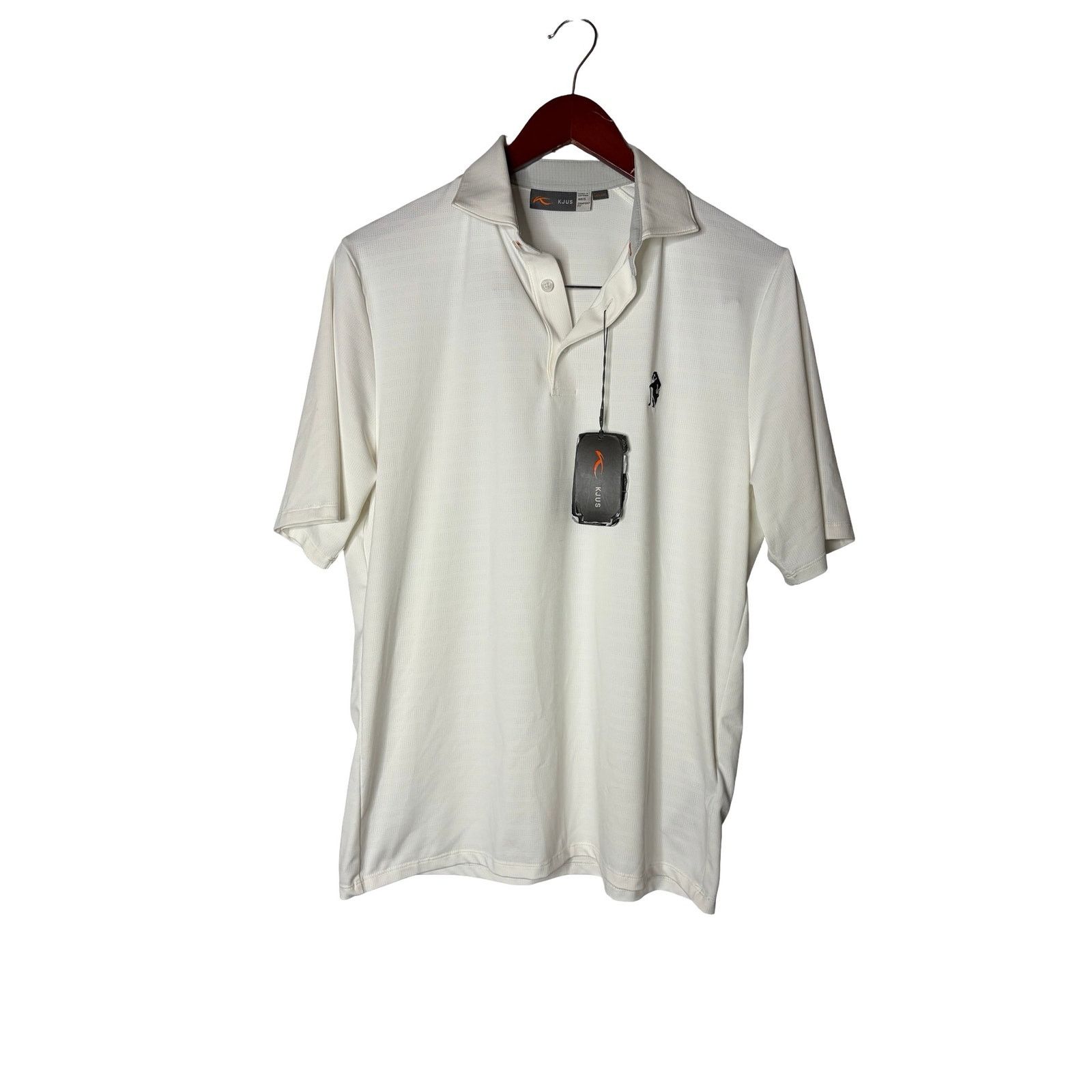 KJUS New Kjus white comfort fit gold polo short sleeve sz 48 US S Size US S / EU 44-46 / 1 - 1 Thumbnail