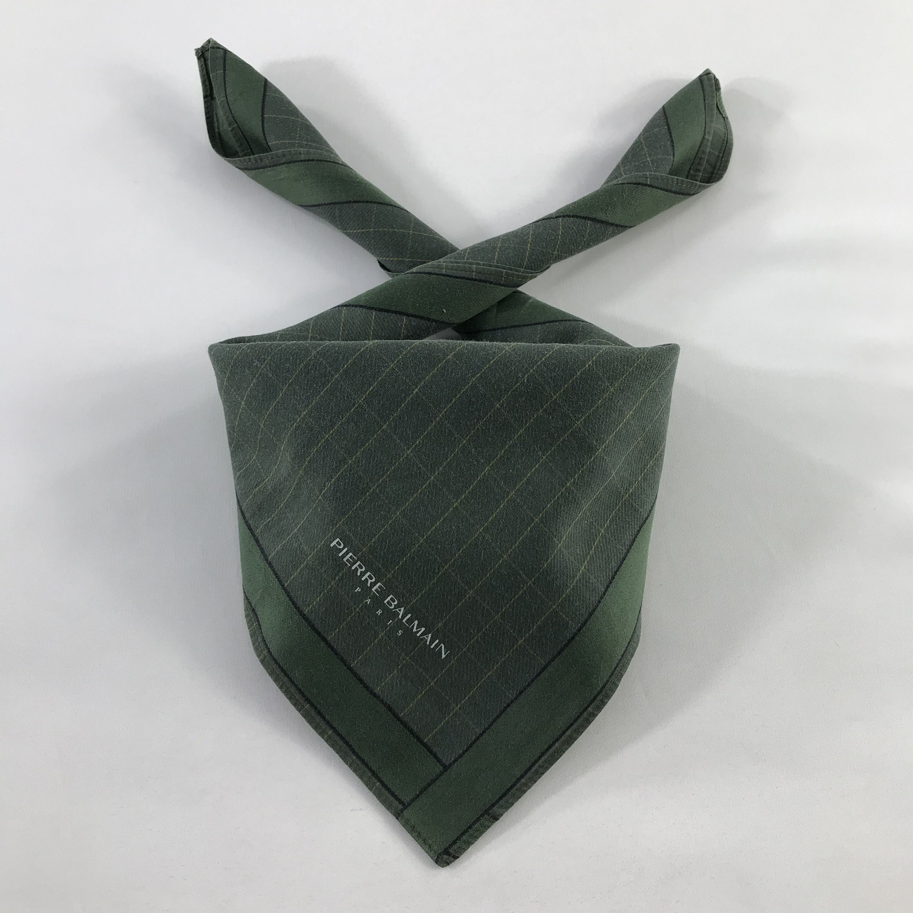 Pierre Balmain × Vintage Pierre Balmain Bandana / Handkerchief / Neckerchief - S628 Size ONE SIZE - 3 Thumbnail
