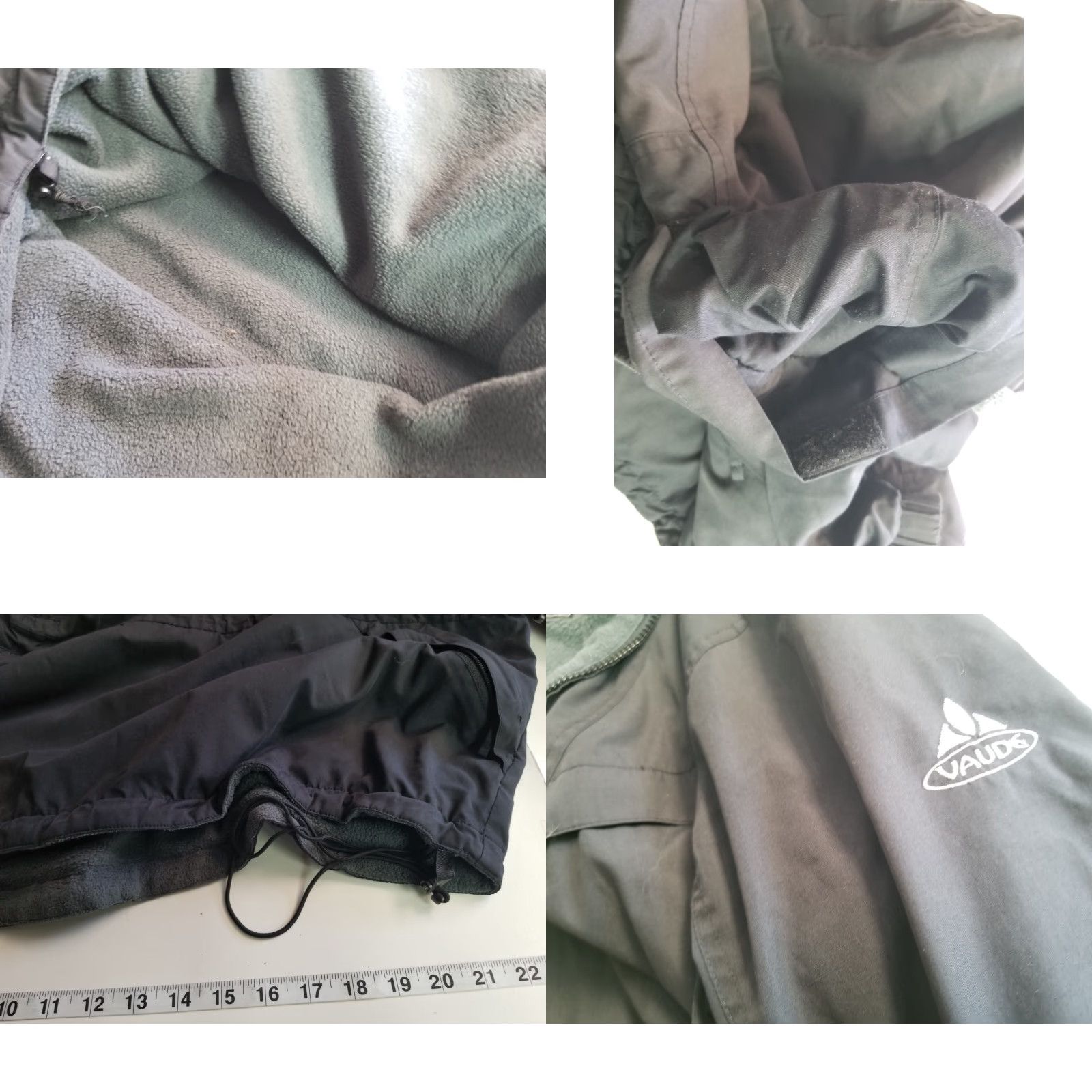 Vintage Vaude XL Men Black Ceplex Activewear Jacket Coat Hooded Warm Pockets Drawstring Outdoor Gear Size US XL / EU 56 / 4 - 9 Thumbnail
