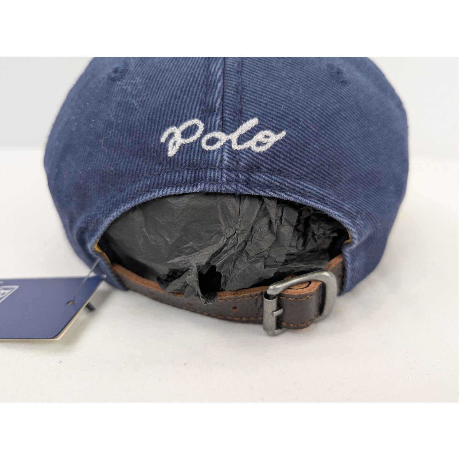 Ralph Lauren o1rshd1 CC20 Size: OS / Ralph Logo Cap / Hat in Navy Blue Size ONE SIZE - 6 Thumbnail