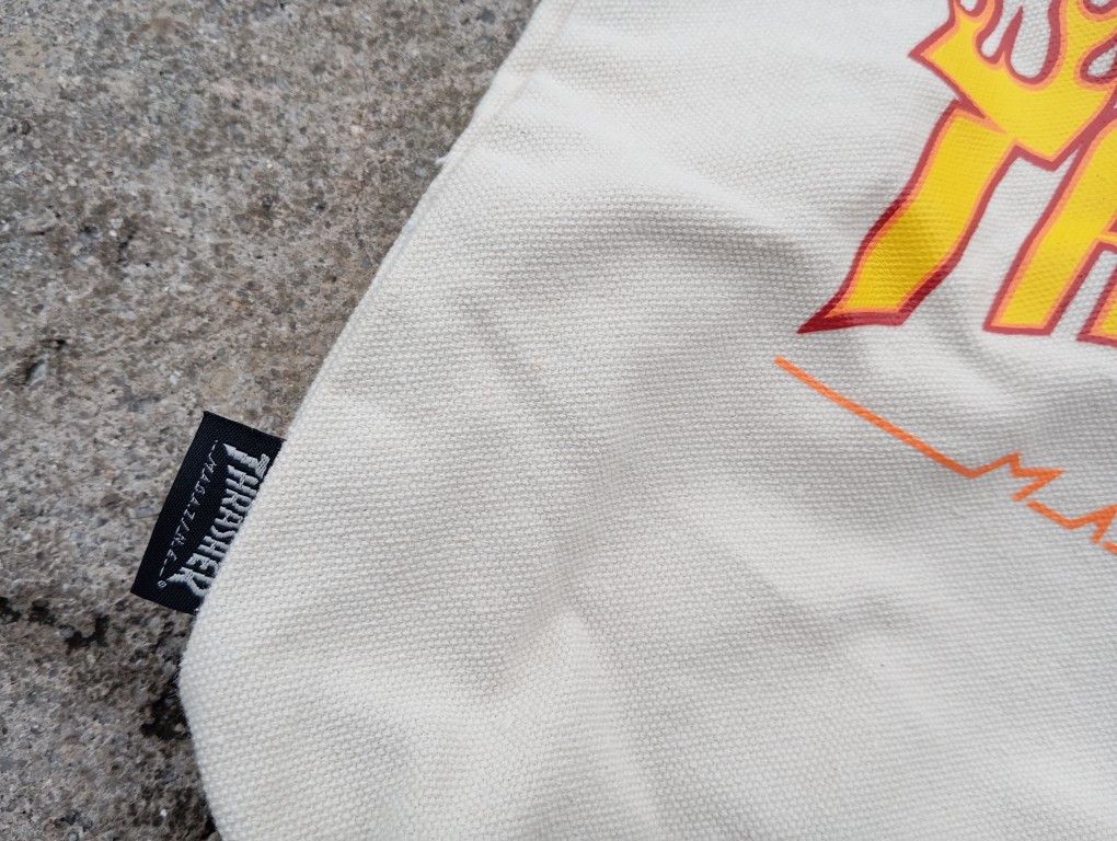 Thrasher Thrasher 🛹🔥 Tote Bag Canvas Cotton Size ONE SIZE - 4 Thumbnail