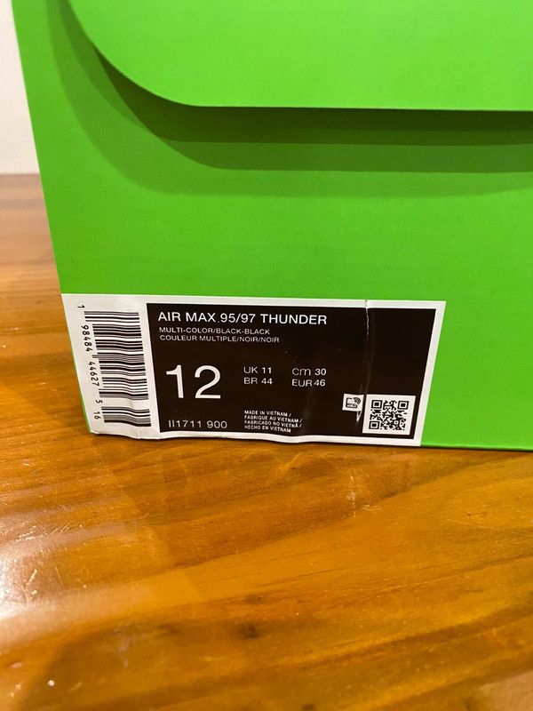 Nike Nike Air Max 95/97 University of Oregon Thunder PE Size US 12 / EU 45 - 8 Thumbnail