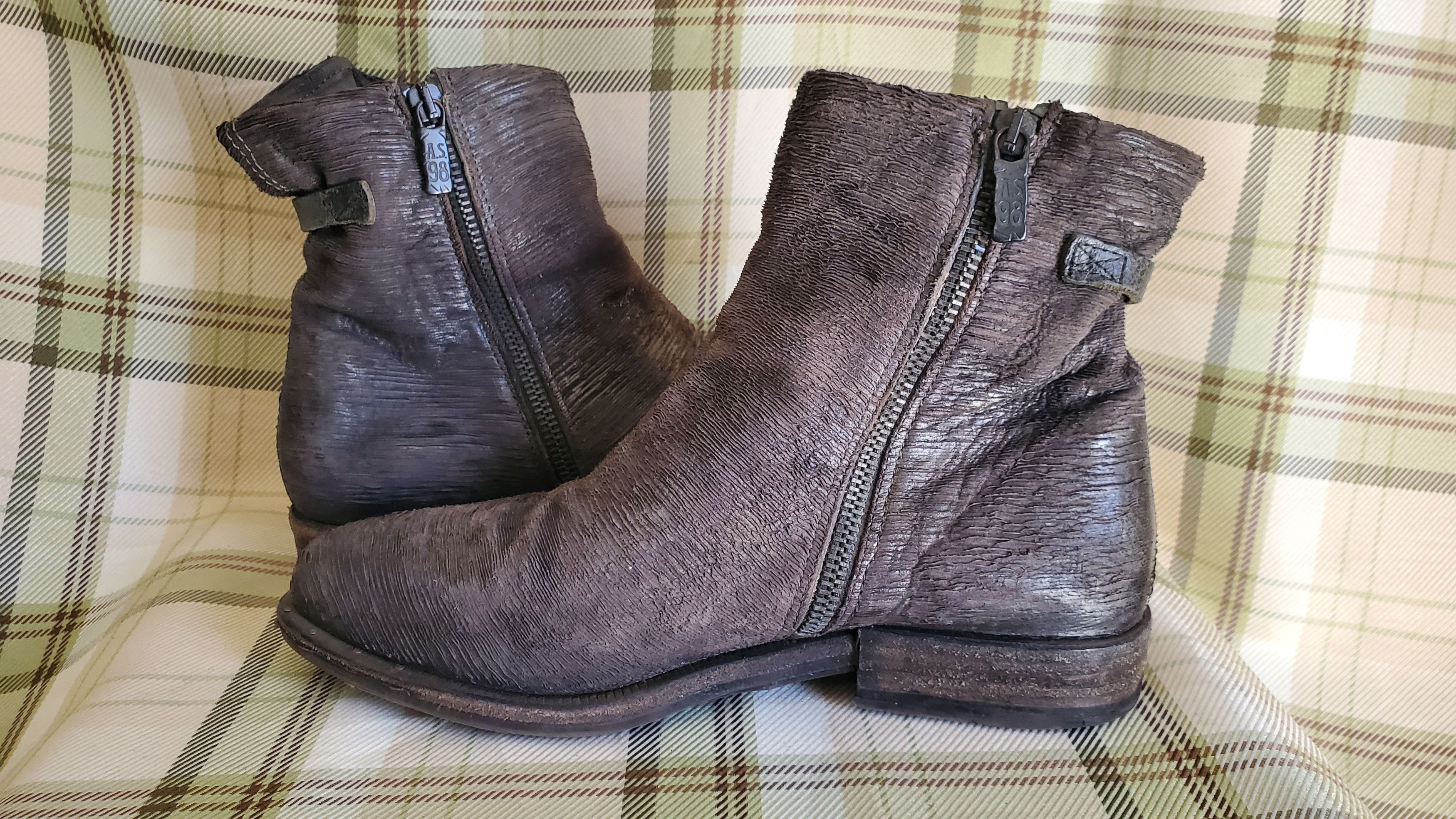 A.S.98 A.S 98 Gray Ankle Pull On Boots Size US 8 / IT 38 - 6 Thumbnail