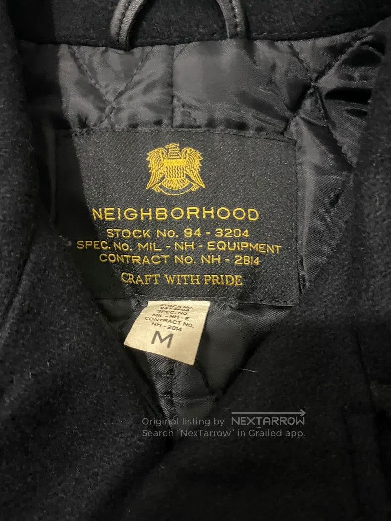 Neighborhood Neighborhood Black Wool Coat Size US M / EU 48-50 / 2 - 3 Thumbnail