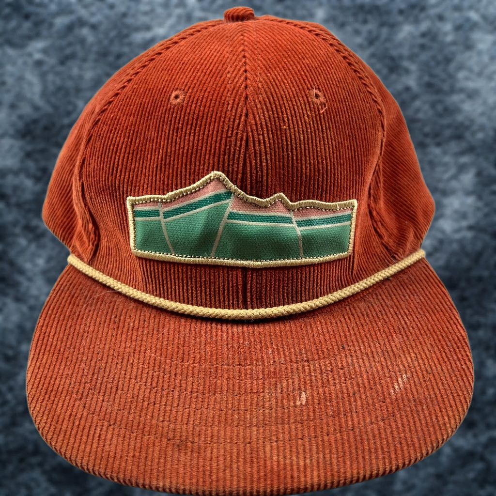 Roper Sendero Corduroy Hat Adult Rope Snapback Adjustable Orange Size ONE SIZE - 1 Thumbnail
