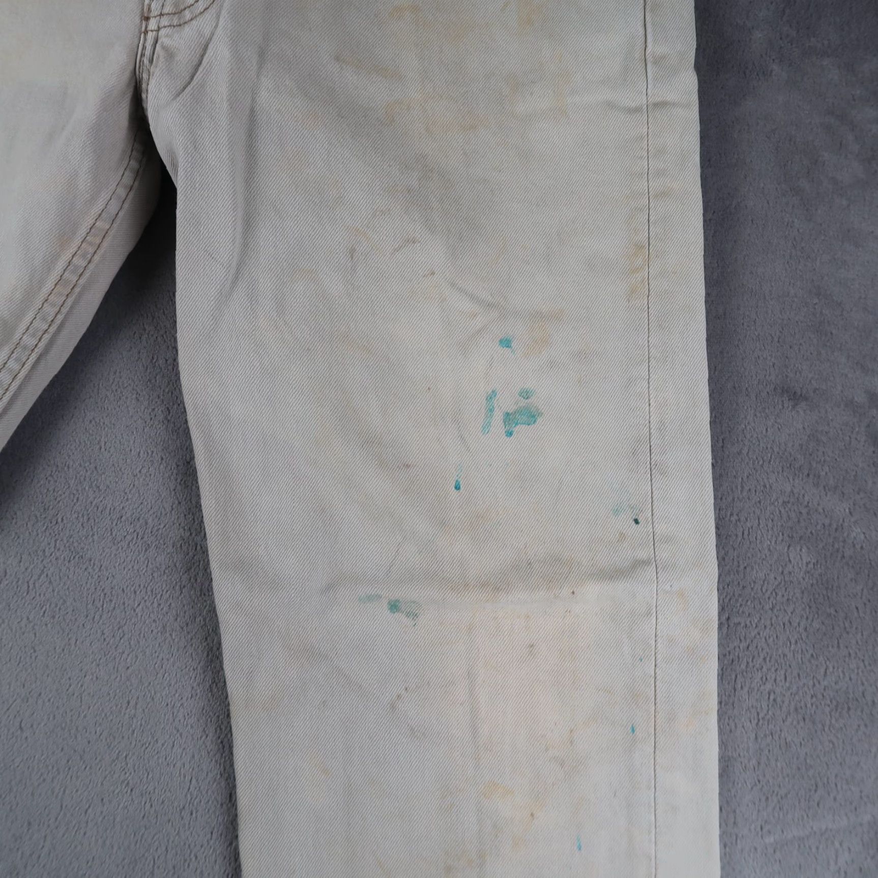 Levi's VINTAGE Levi's 501 Jeans Gray Mens 34x30 Denim Straight 5-Pocket USA Made 90s 501 Series Size US 34 / EU 50 - 5 Thumbnail