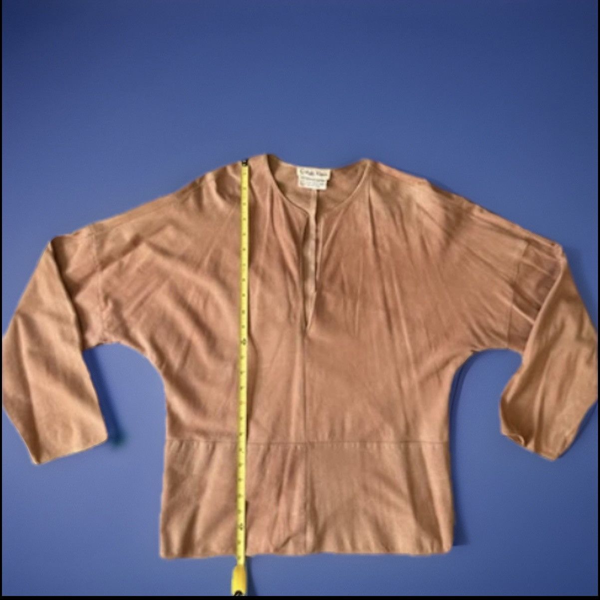 Calvin Klein CALVIN KLEIN Vintage 70s Pink Suede Top M 6 8 Boho 60s Size M / US 6-8 / IT 42-44 - 10 Thumbnail
