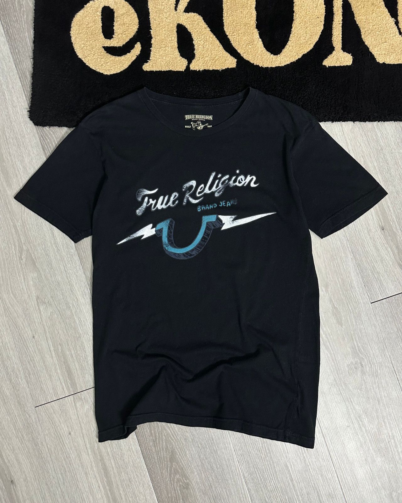 True Religion True Religion Brand Electric Black T-Shirt - Size Medium Size US M / EU 48-50 / 2 - 1 Thumbnail