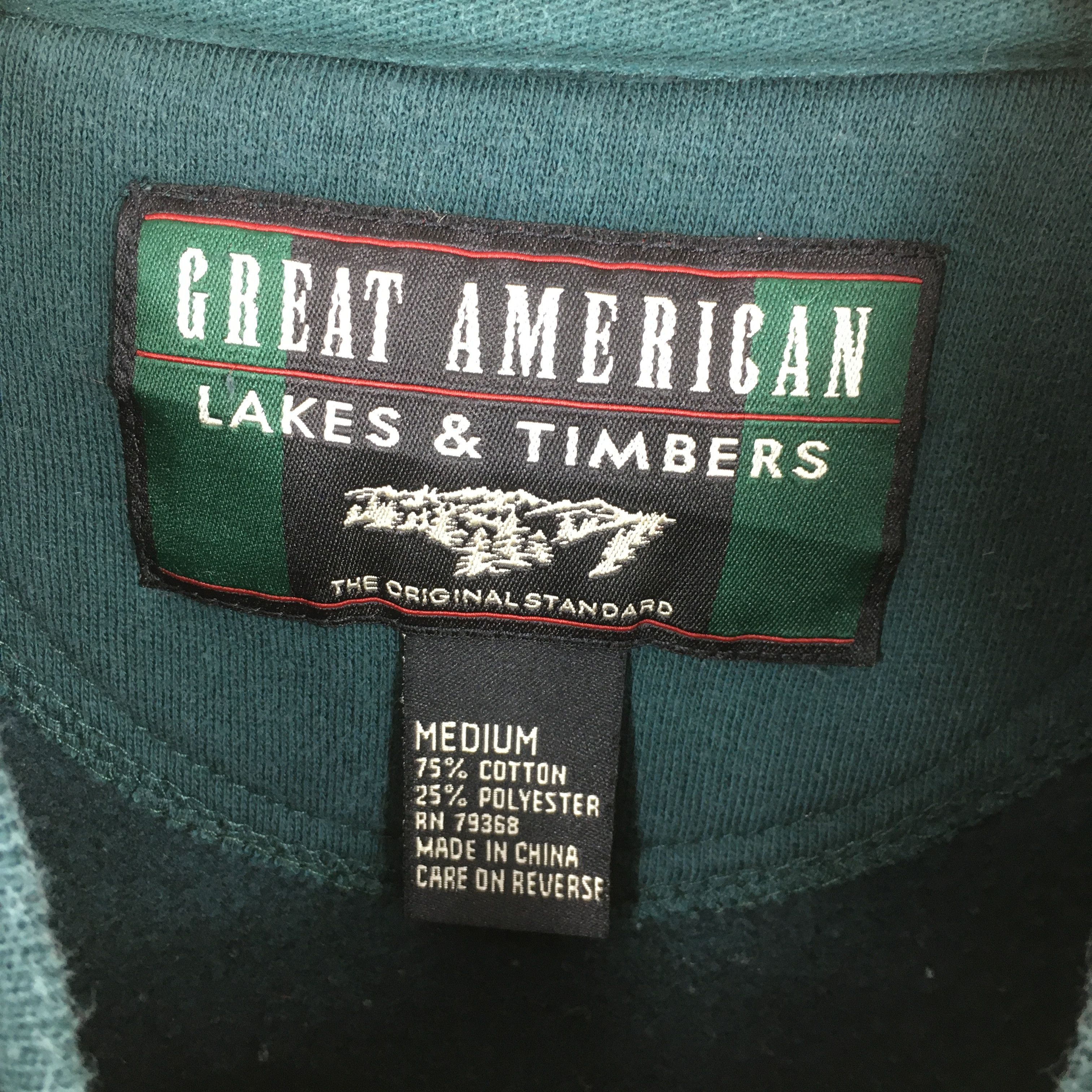 Habitat × Vintage Vintage American Wilderness Whitetail Green Sweatshirt M Size US M / EU 48-50 / 2 - 5 Thumbnail