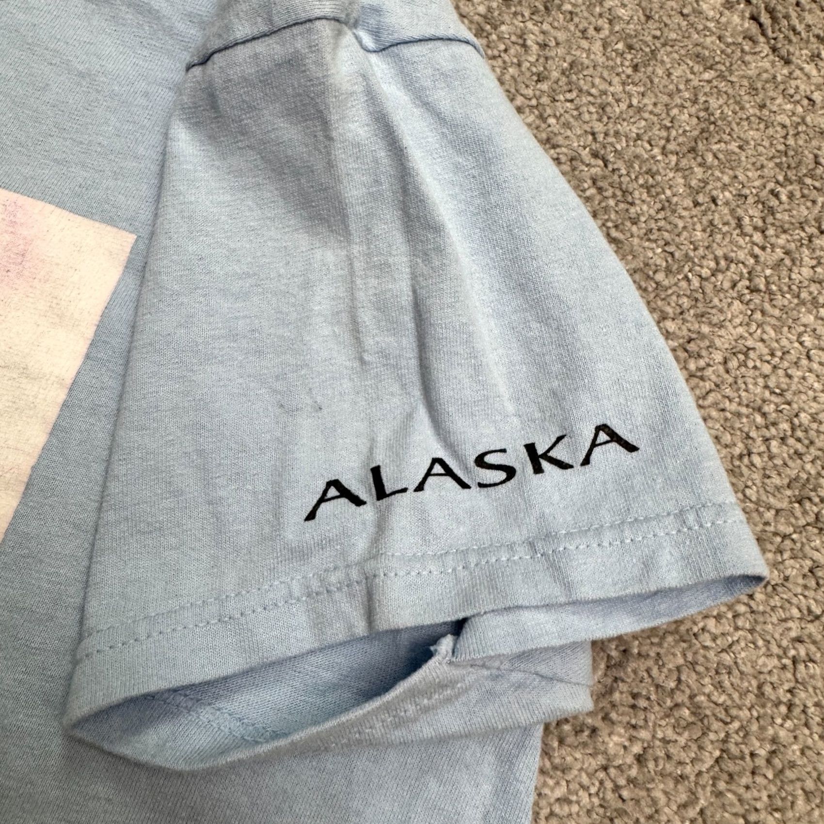 Gildan Gildan T-Shirt Womens Blue Crew Neck Short Sleeve Large Regular Fit Graphic Print Vintage: No, Basic, Casual Comfort Top Size L / US 10 / IT 46 - 3 Thumbnail