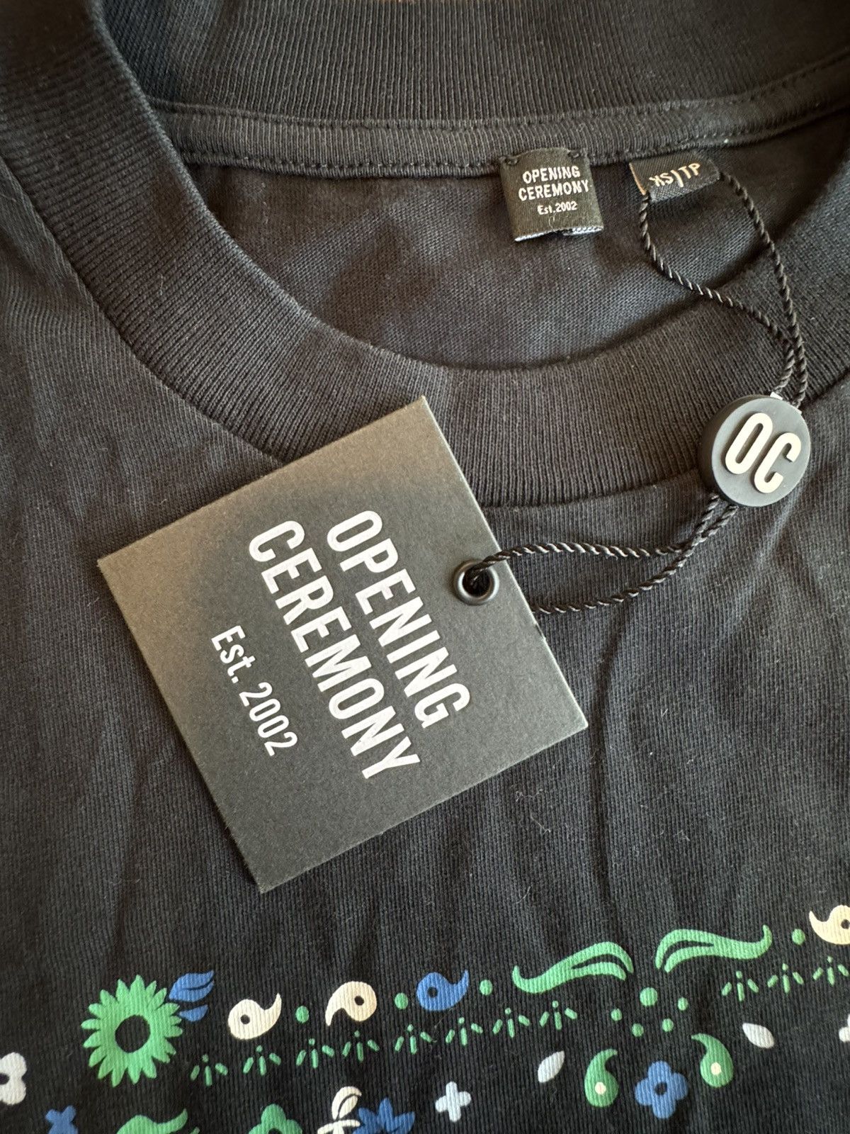 Opening Ceremony Black Bandana Tshirt XS Size US XS / EU 42 / 0 - 5 Thumbnail