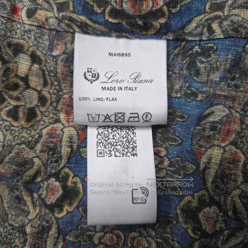 Loro Piana Loro Piana 24 Summer Retro Linen Shirt Jacket for Men Size US M / EU 48-50 / 2 - 4 Thumbnail