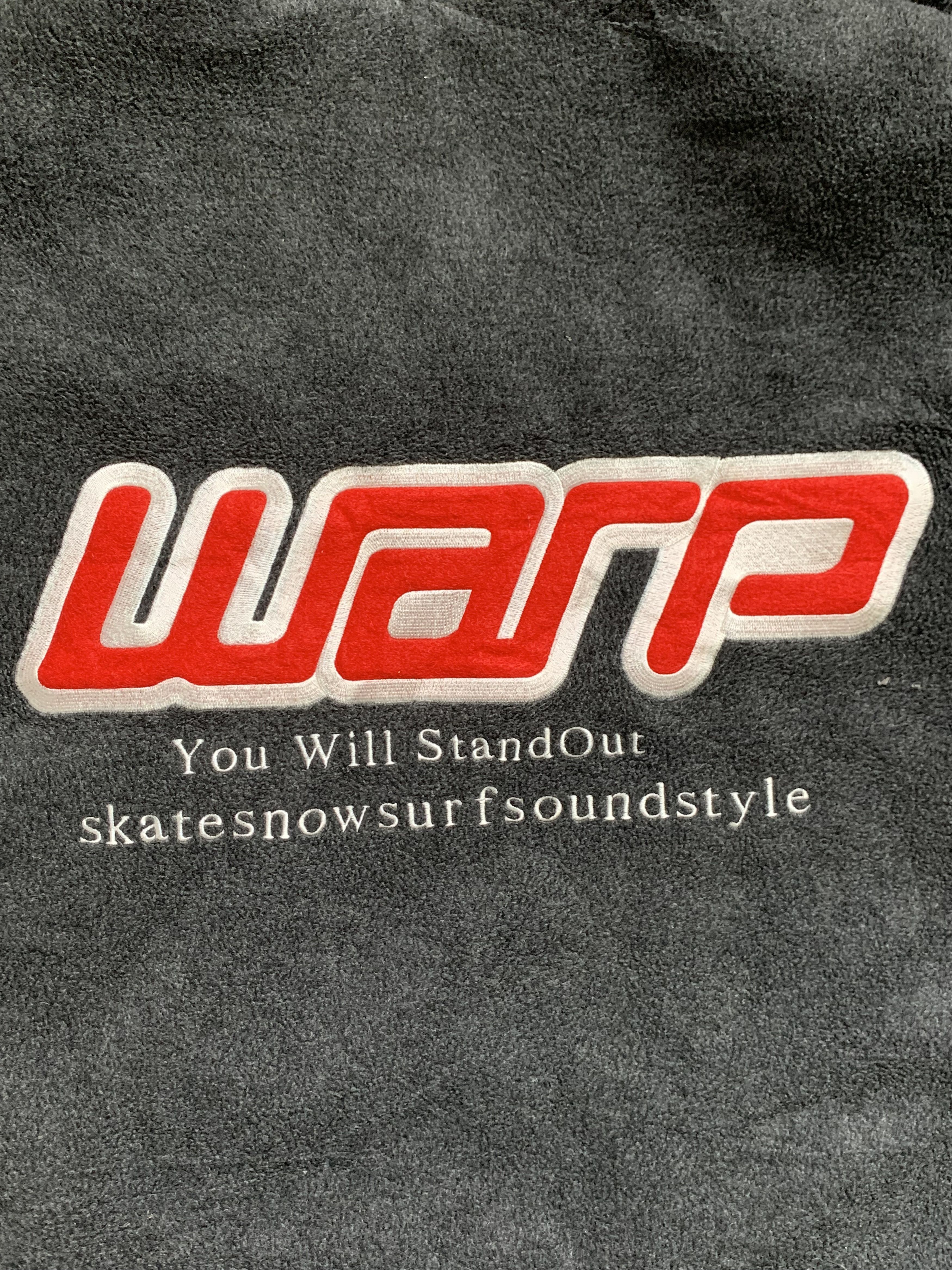 Japanese Brand Rare Design Vintage Warp Complete Streetwear Fleece Jackets Size US L / EU 52-54 / 3 - 9 Thumbnail