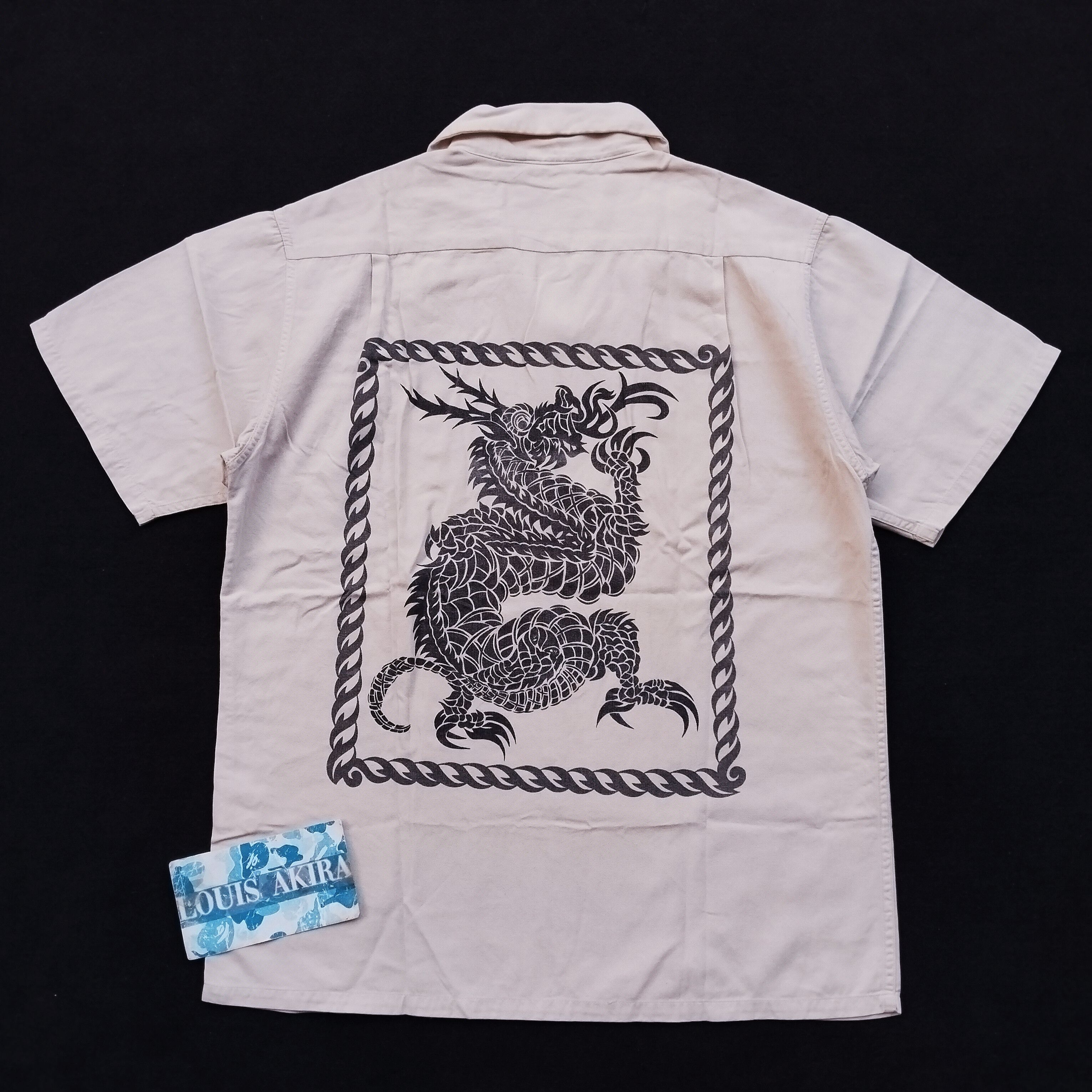 Bape 2001 Vintage Bape Dragon Button Up Size US S / EU 44-46 / 1 - 5 Thumbnail