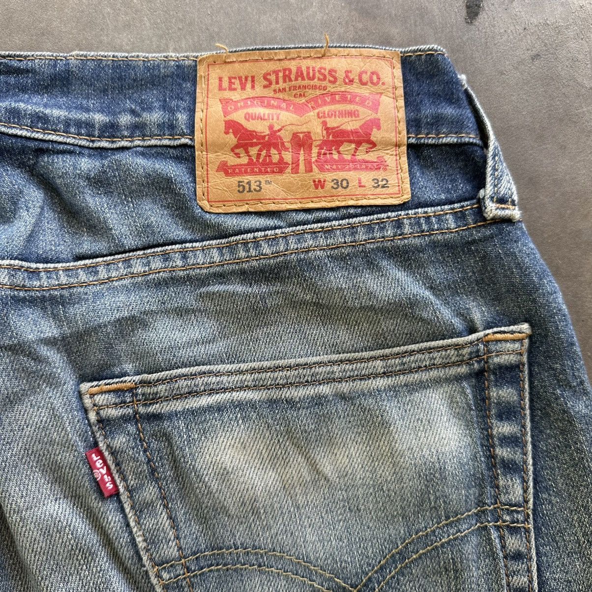Japanese Brand Vintage Levi’s 513 Distressed Rusty Denim Jean Pant W31 Size US 31 - 12 Thumbnail