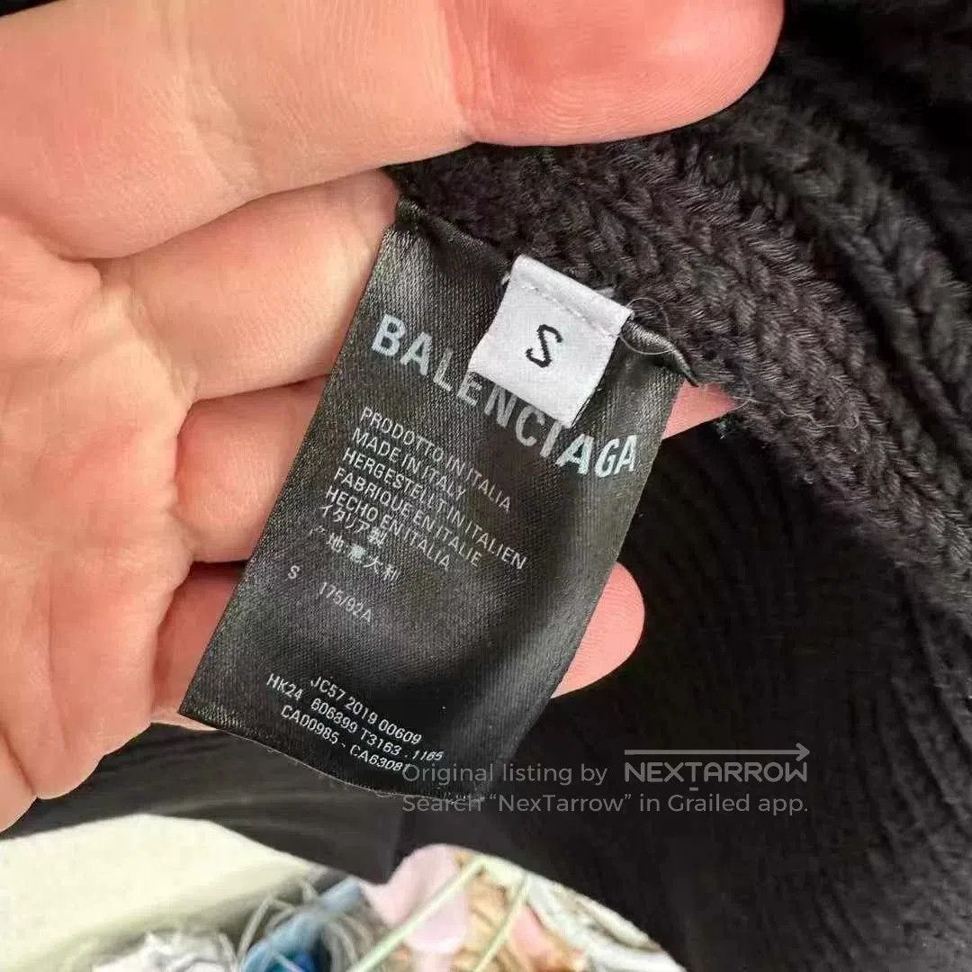 Balenciaga Balenciaga Spliced Sweater Coat. Size US M / EU 48-50 / 2 - 4 Thumbnail