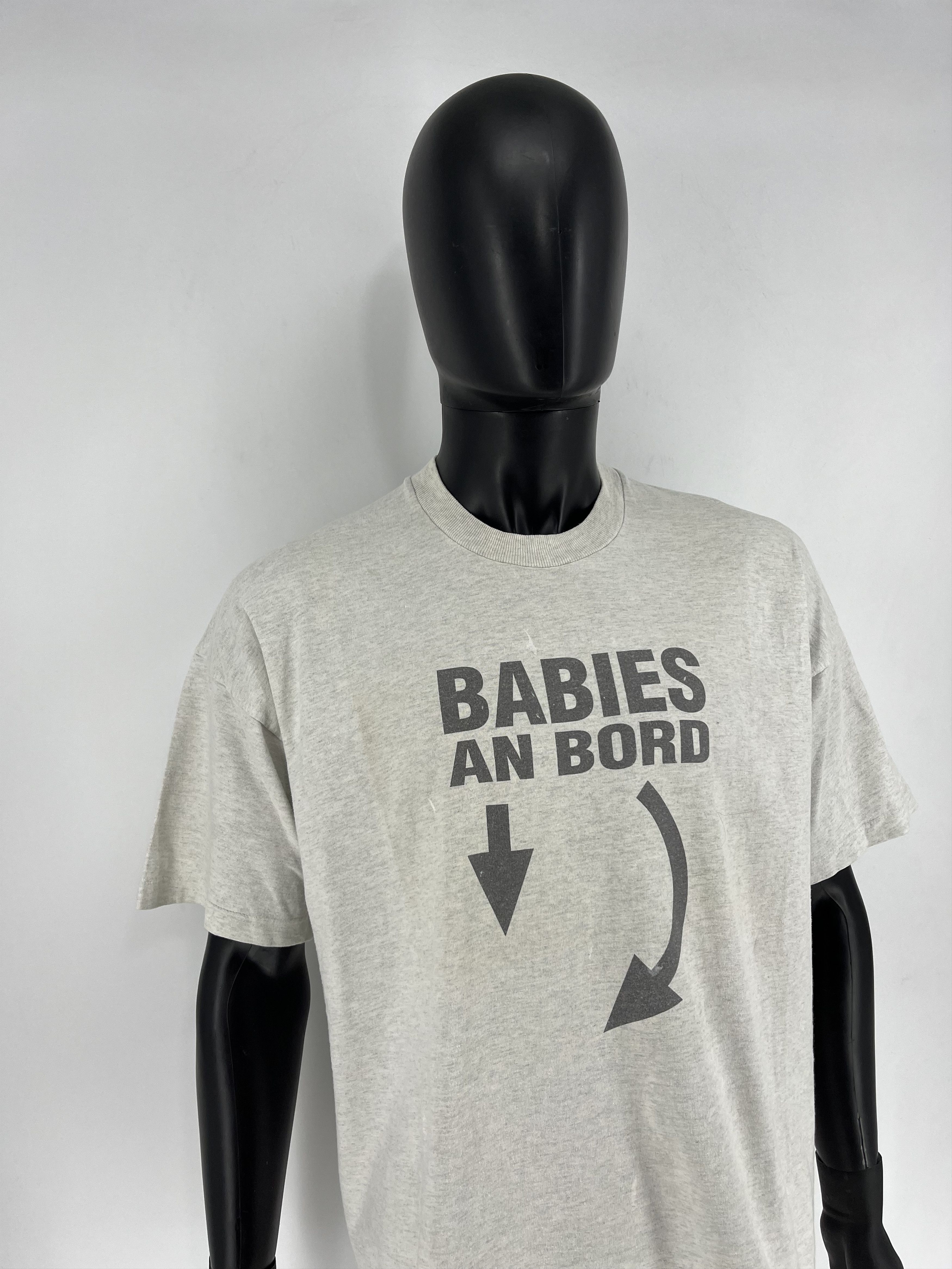 Band Tees Vintage Y2K Humor “Babies An Bord“ Size US XXL / EU 58 / 5 - 3 Thumbnail