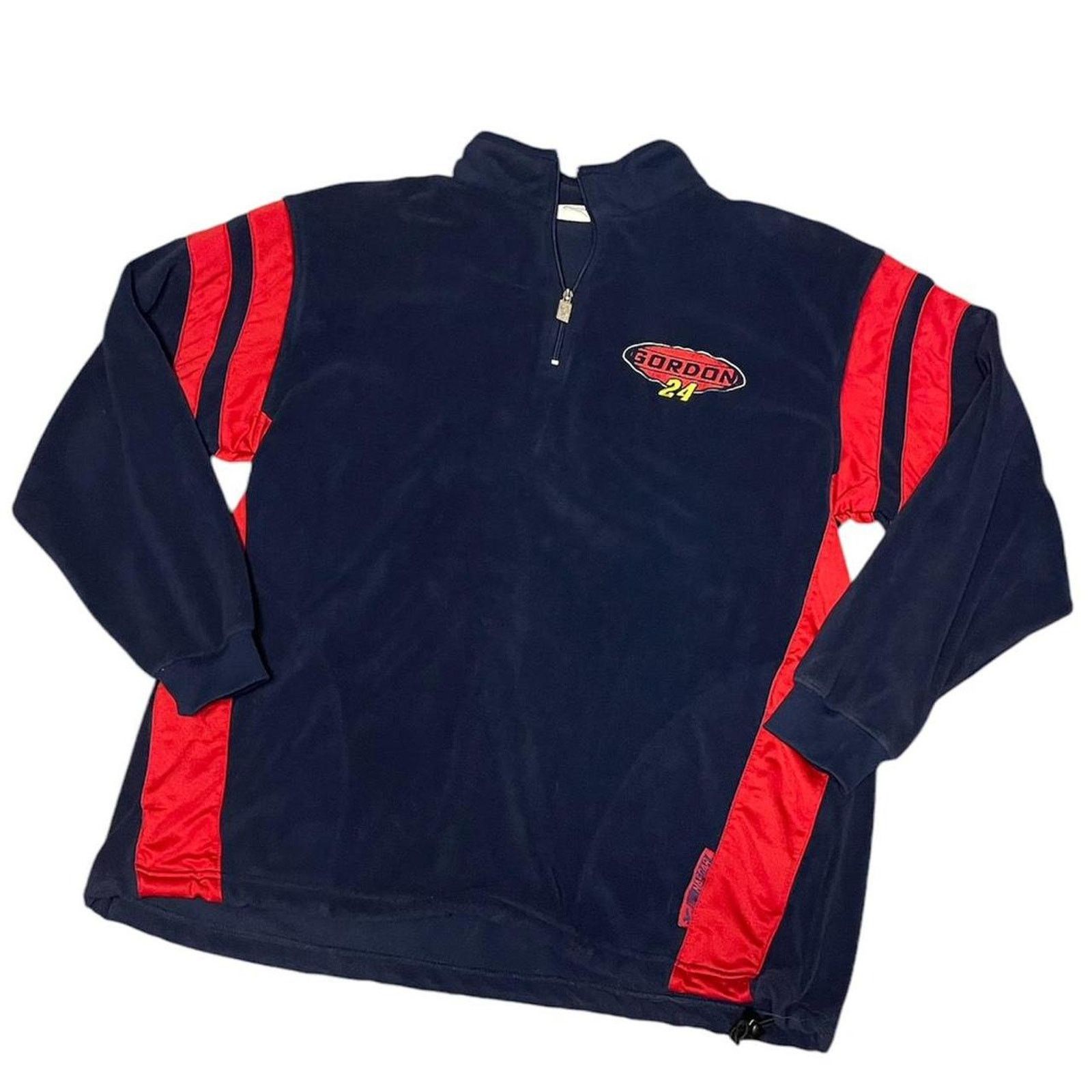 Chase Authentics Vintage Y2K Jeff Gordan Nascar Fleece Pullover Jacket Size US XL / EU 56 / 4 - 1 Thumbnail