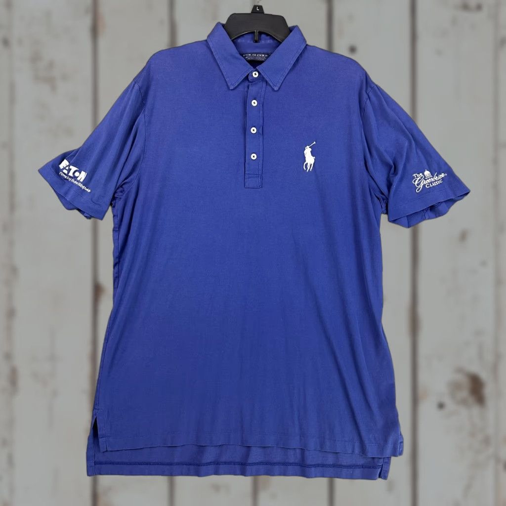 Polo Ralph Lauren Polo Golf Ralph Lauren Polo Shirt Mens XL Blue Golf Classic Solid Cotton Short Sleeve Casual Shirt Size US XL / EU 56 / 4 - 1 Thumbnail