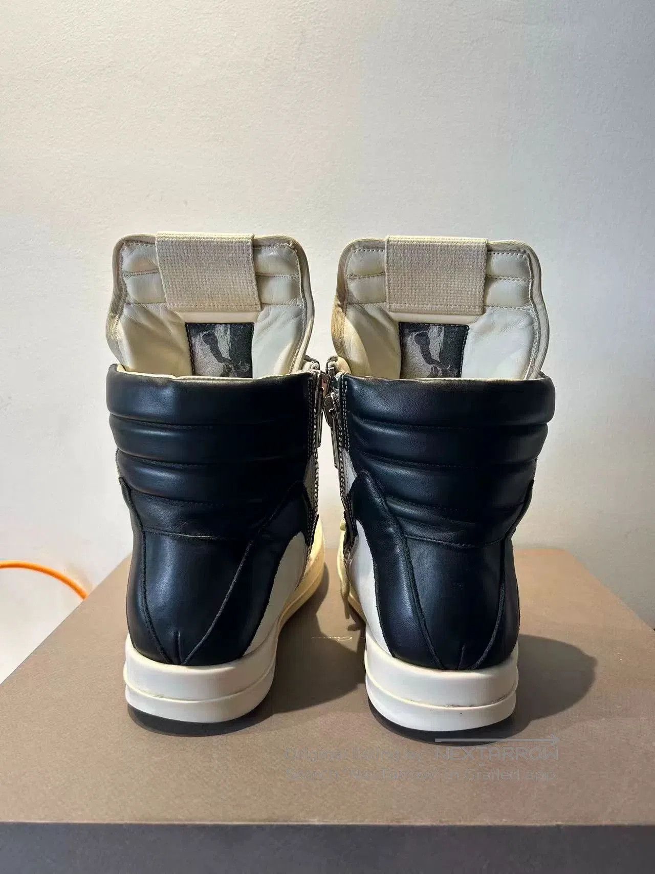 Rick Owens Rick Owens Black Leather High Tops. Size US 6 / EU 39 - 4 Thumbnail