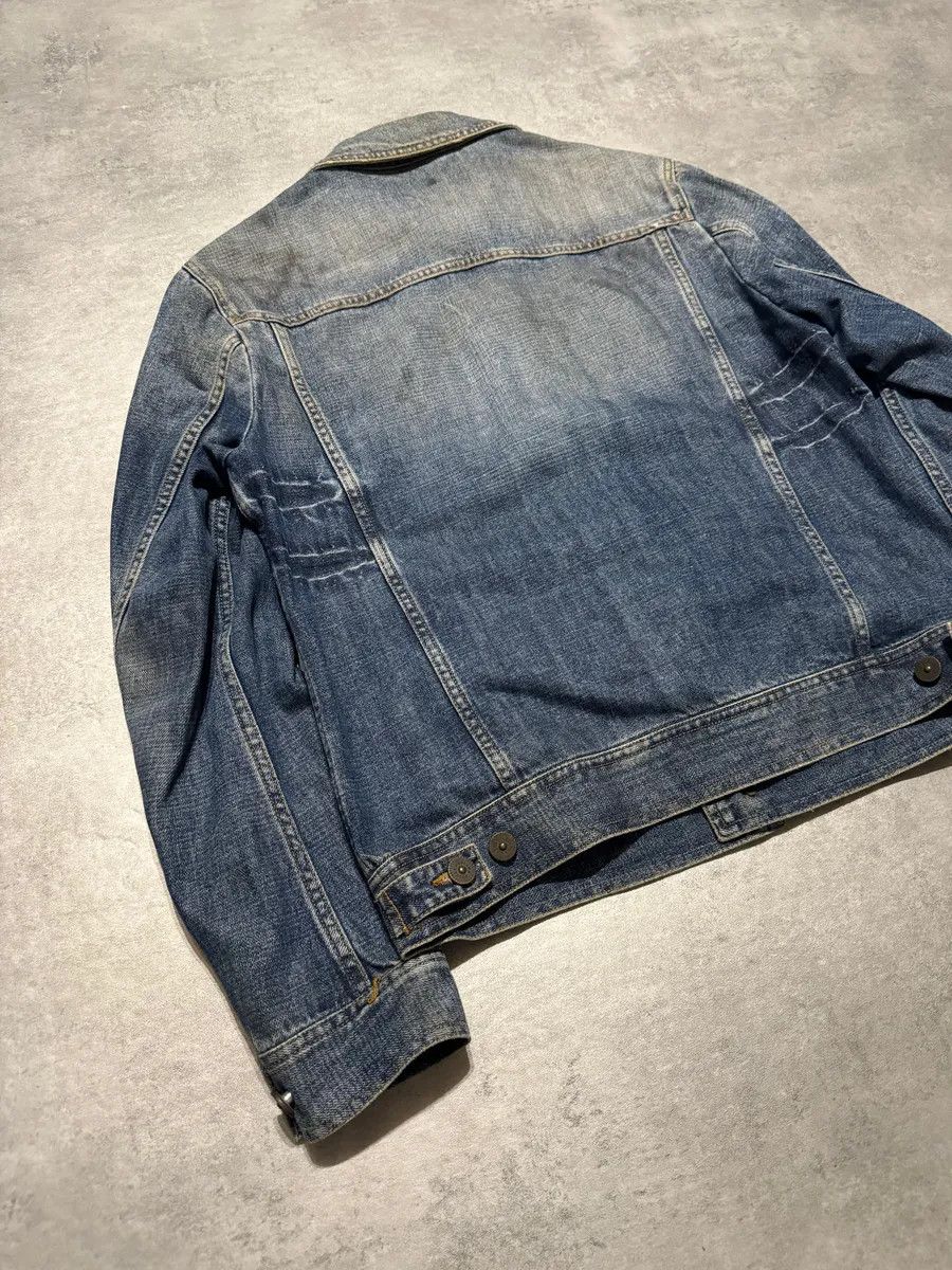 Dolce & Gabbana 2000s Dolce & Gabbana Premium Mainline Blue Structured Denim Jacket Size US L / EU 52-54 / 3 - 4 Thumbnail