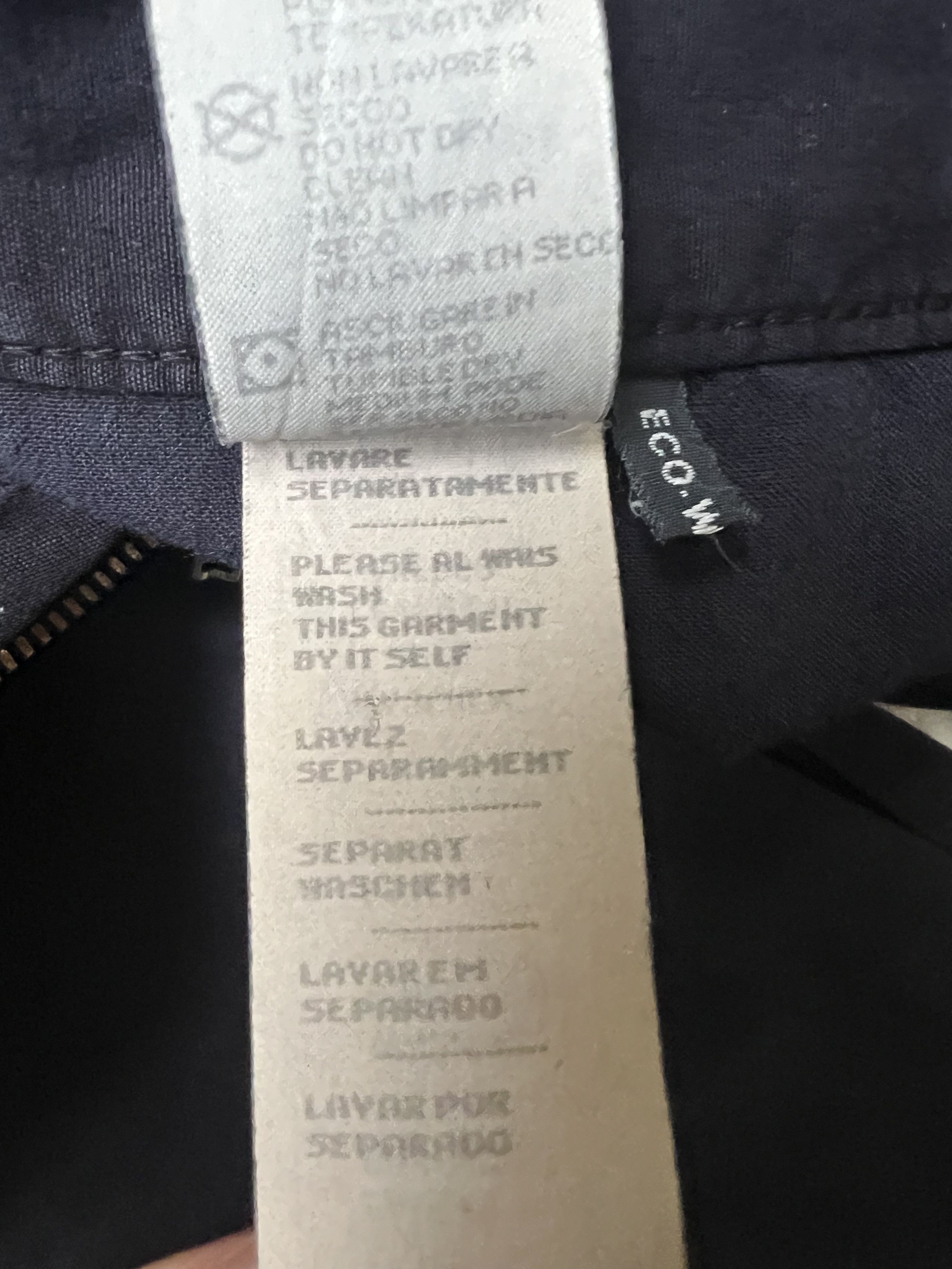 Armani × Giorgio Armani × Vintage Vintage Armani Dark Blue Trousers Italy Size US 38 / EU 54 - 11 Thumbnail