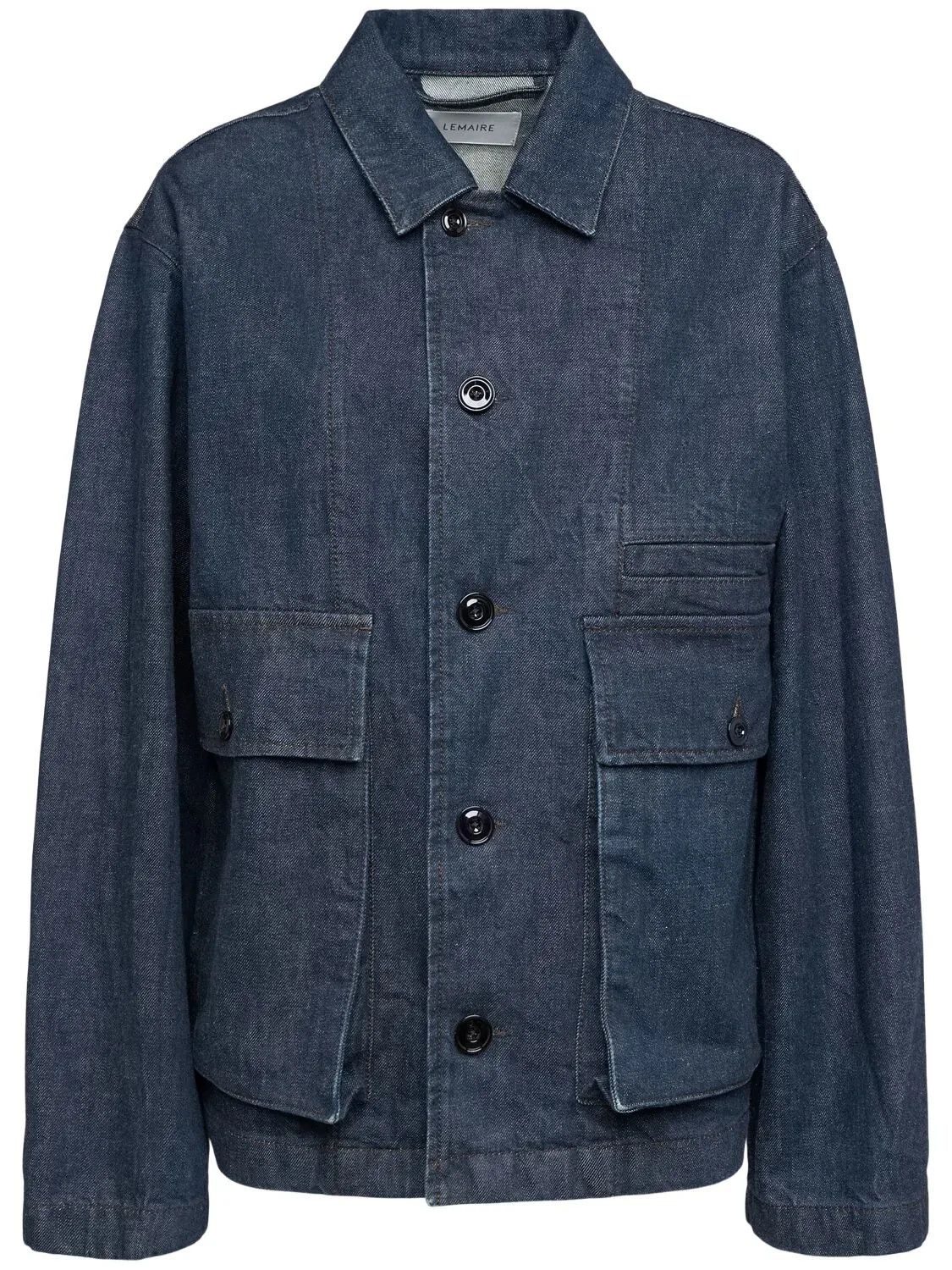 Lemaire LEMAIRE $990 Blue Denim Jacket New & Authentic Size ONE SIZE - 1 Thumbnail