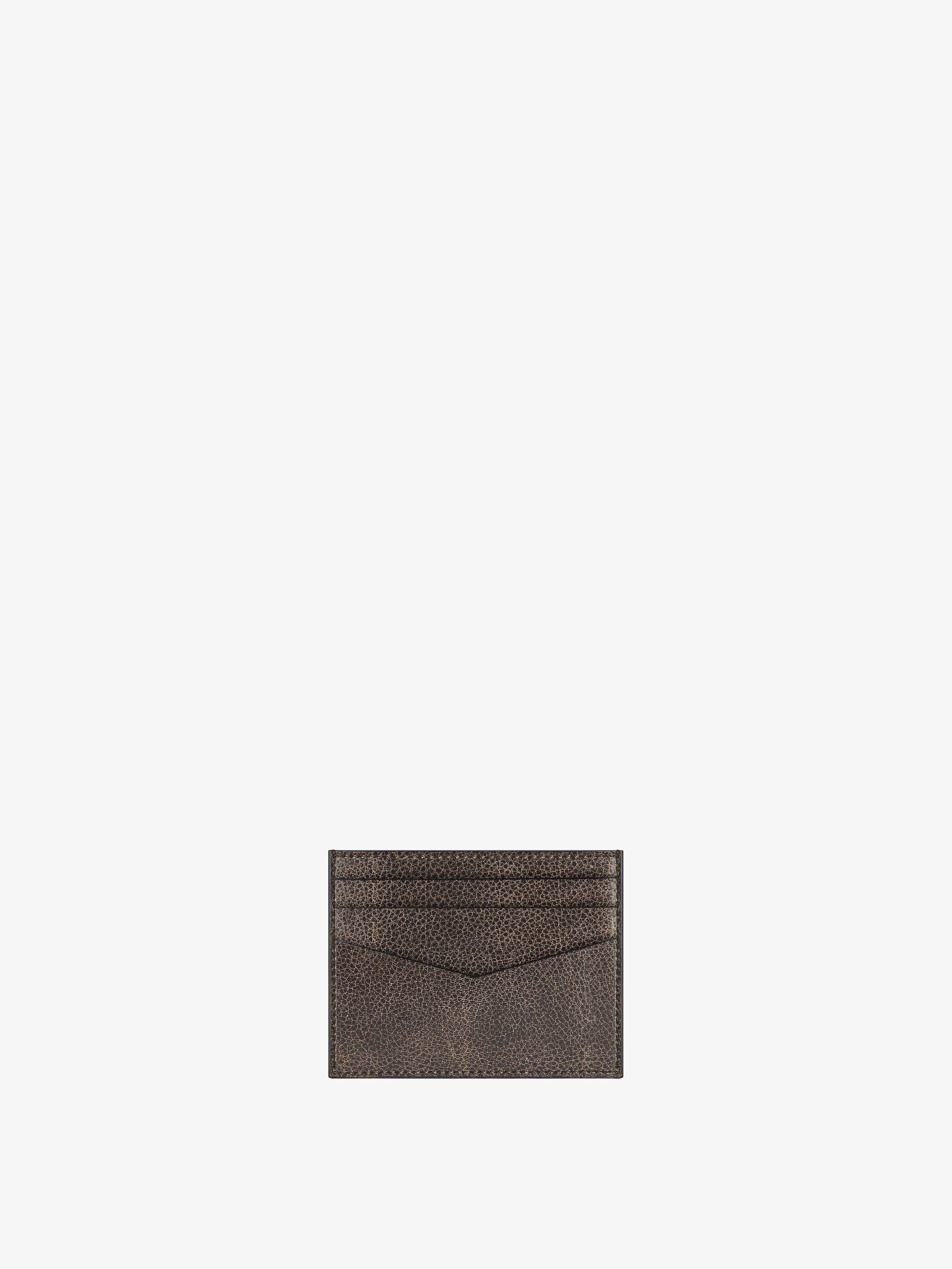 Givenchy o1srvl11e0925 Size: OS / Card Holder in Crackled Leather Size ONE SIZE - 2 Thumbnail