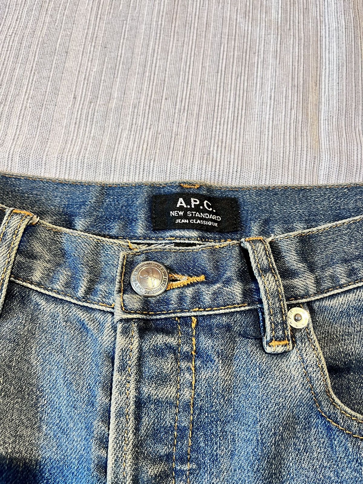 A.P.C. apc faded denim mudwash Size US 29 - 4 Thumbnail
