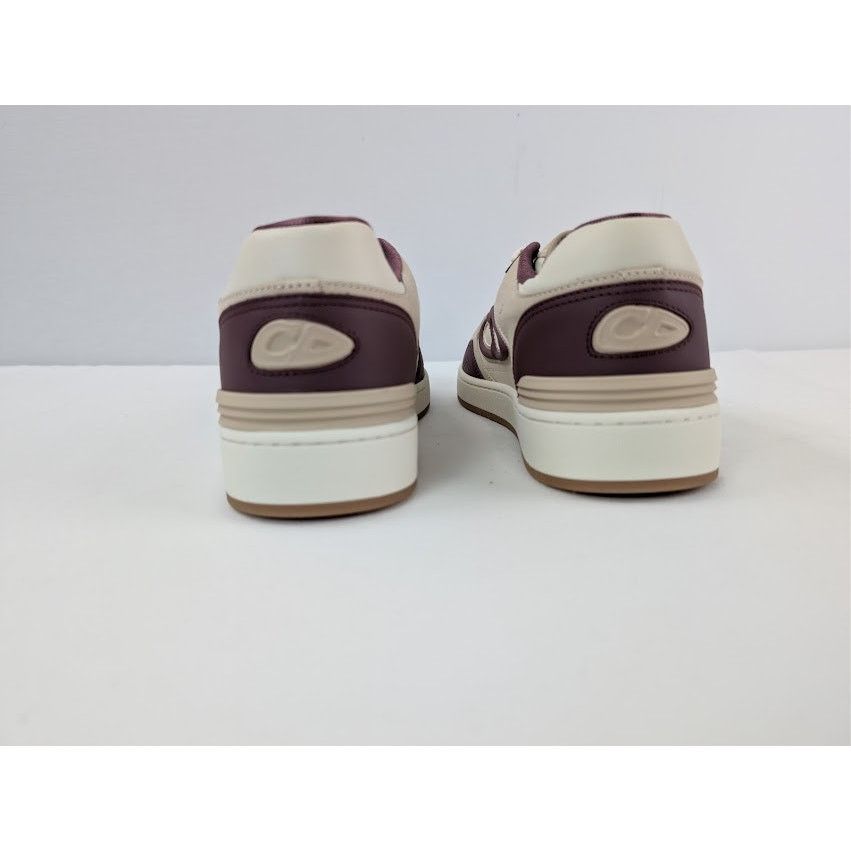 Dior o1rshd1 Leather Low Top Sneaker in Beige / Viole Size US 10 / EU 43 - 12 Thumbnail