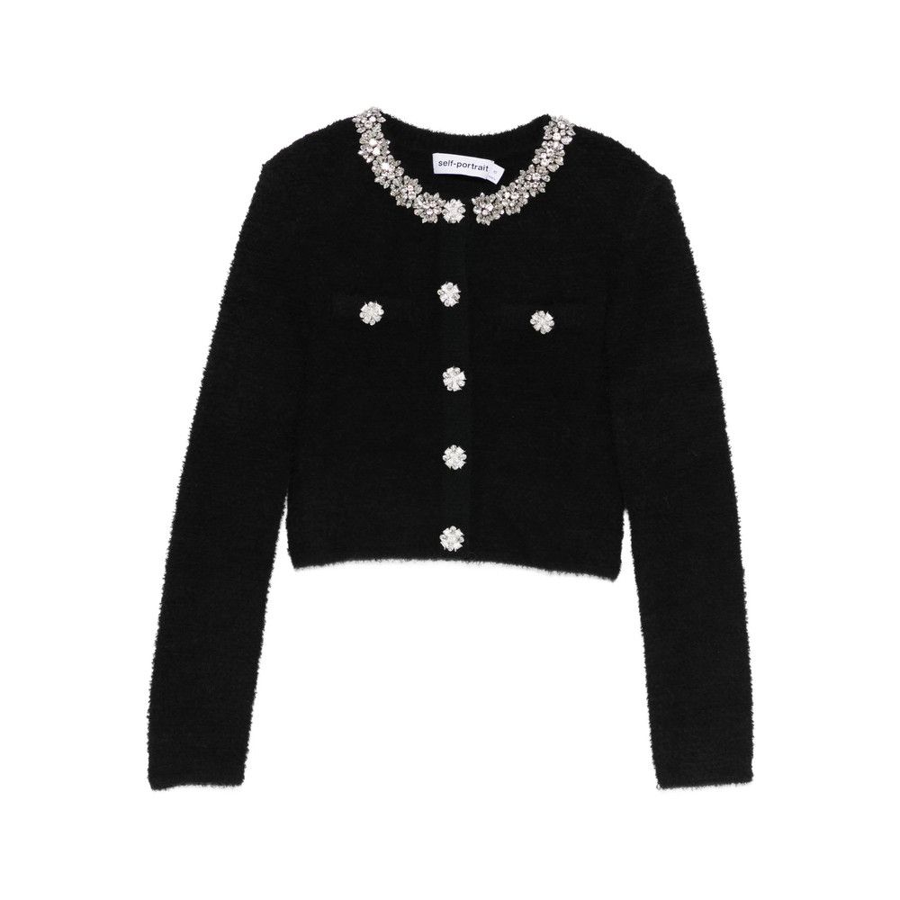 Self-portrait BLACK Jackets - Tweed Jackets