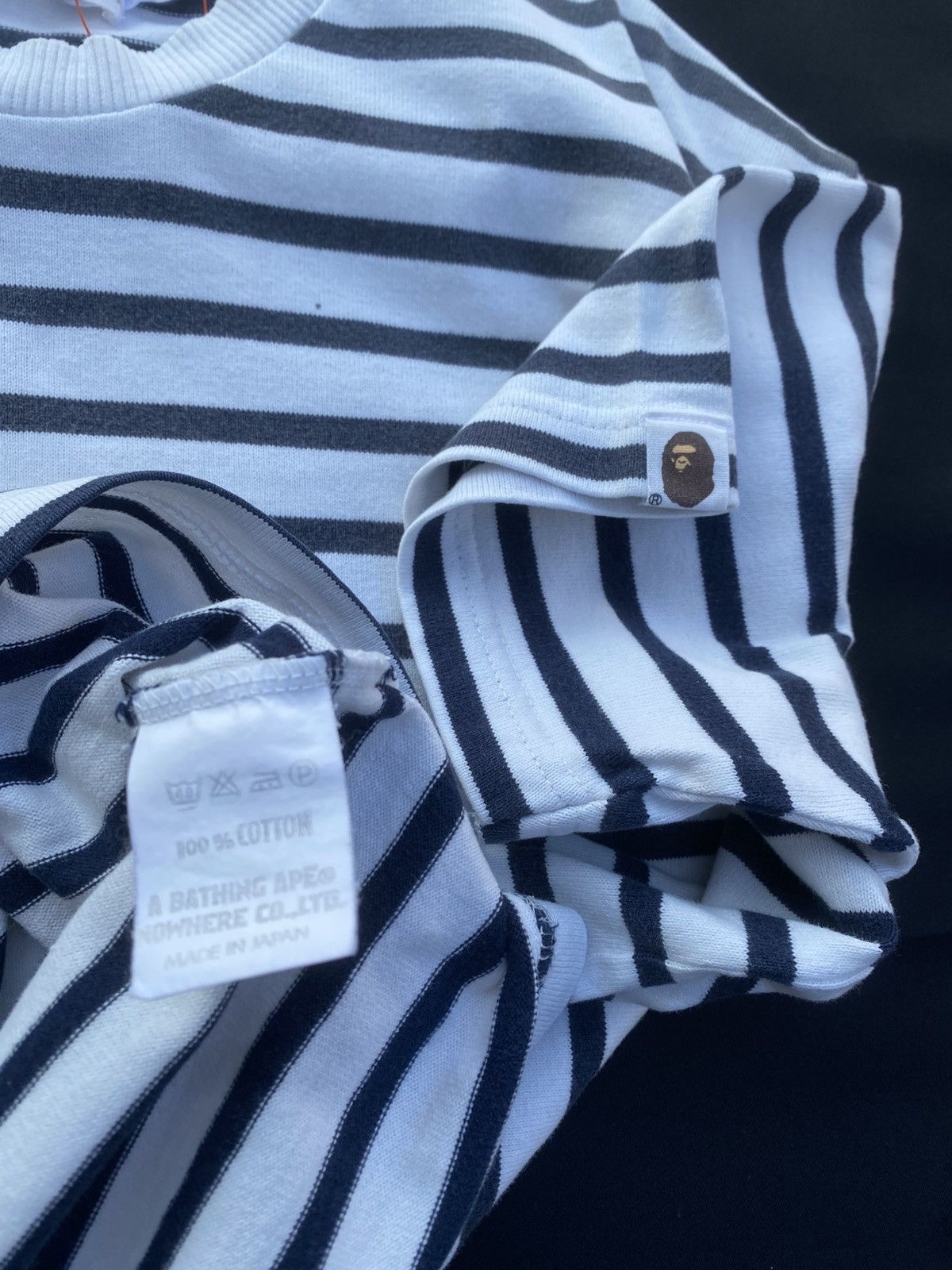 Bape Rare Vintage BAPE Stripes by Nigo Era Tshirt Size US S / EU 44-46 / 1 - 14 Thumbnail