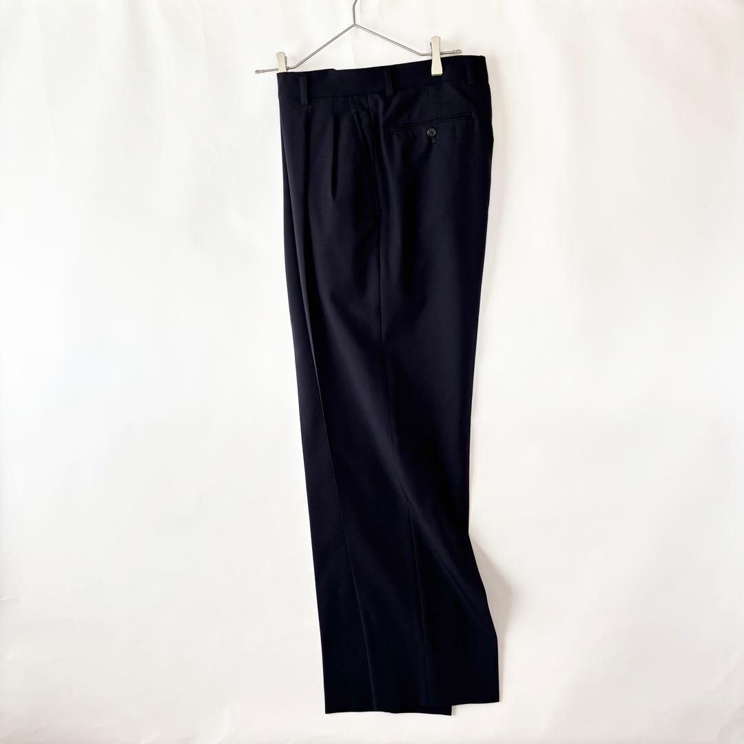 JUN MEN JUNMEN Made in Japan 2-Pleat Wool Slacks Navy (Size L/32) Size US 32 / EU 48 - 6 Thumbnail