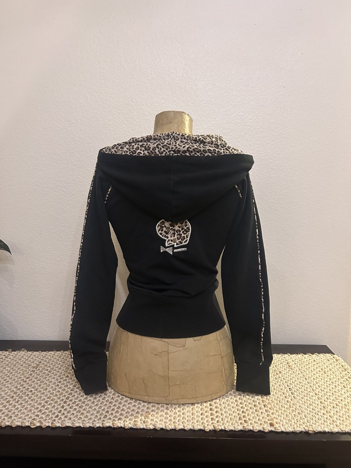 Playboy Vintage 90s/2000s Playboy Leopard Print Zip Up Size M / US 6-8 / IT 42-44 - 2 Thumbnail