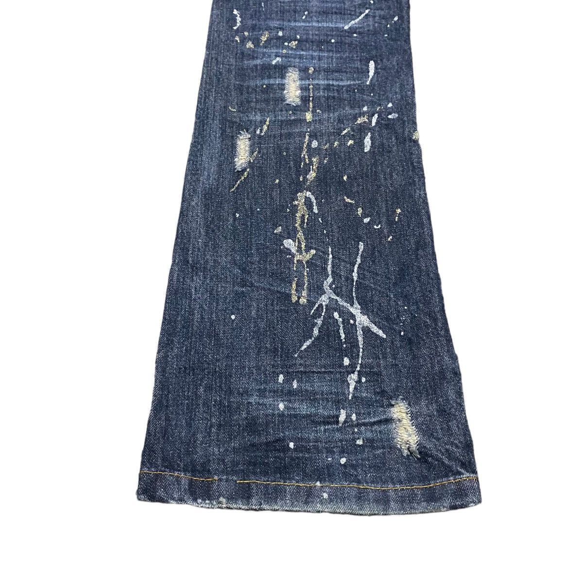 Le Grande Bleu (L.G.B.) Xfrm Clawmark Denim Flare Jeans Size US 32 / EU 48 - 14 Thumbnail