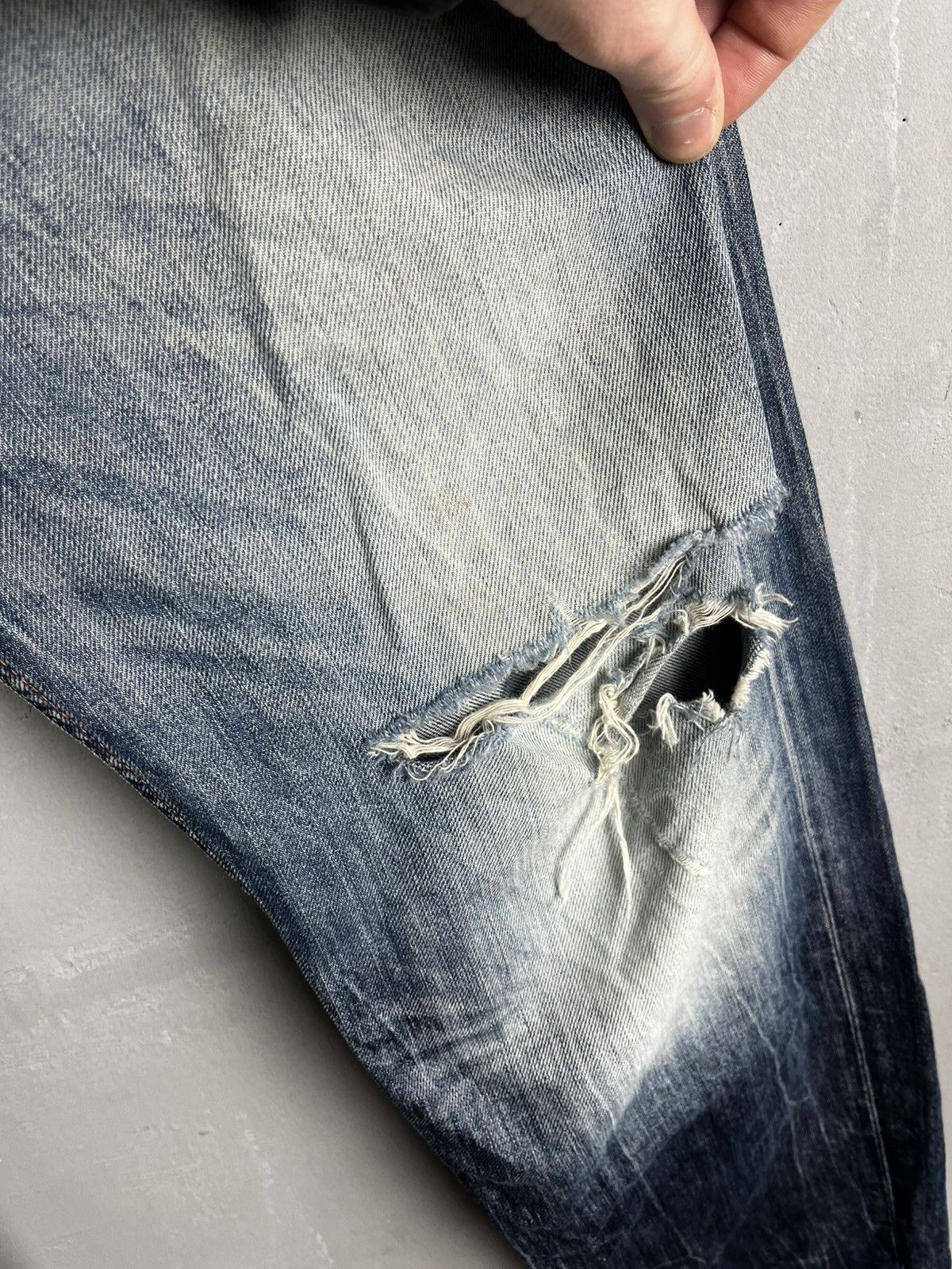 Diesel Black Gold Diesel Distressed Denim Pants Jeans Size US 36 / EU 52 - 9 Thumbnail