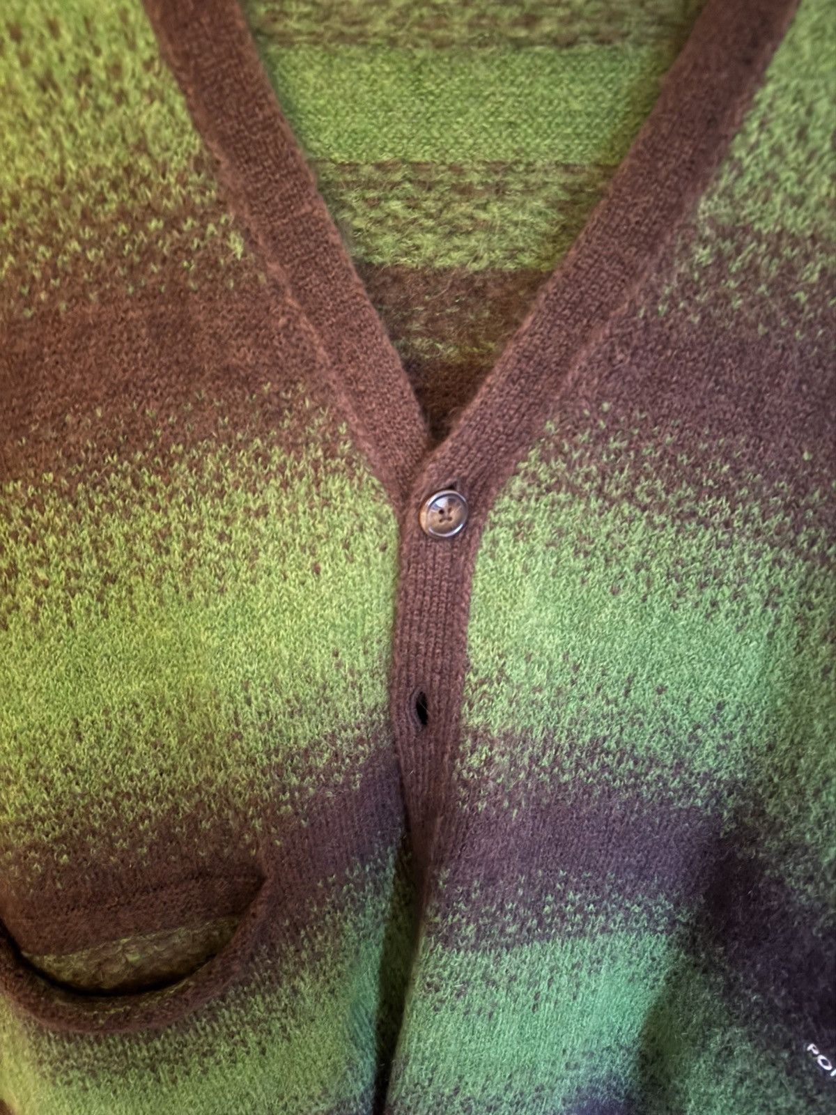Pop Trading Company Pop trading company brown and green cardigan Size US M / EU 48-50 / 2 - 3 Thumbnail