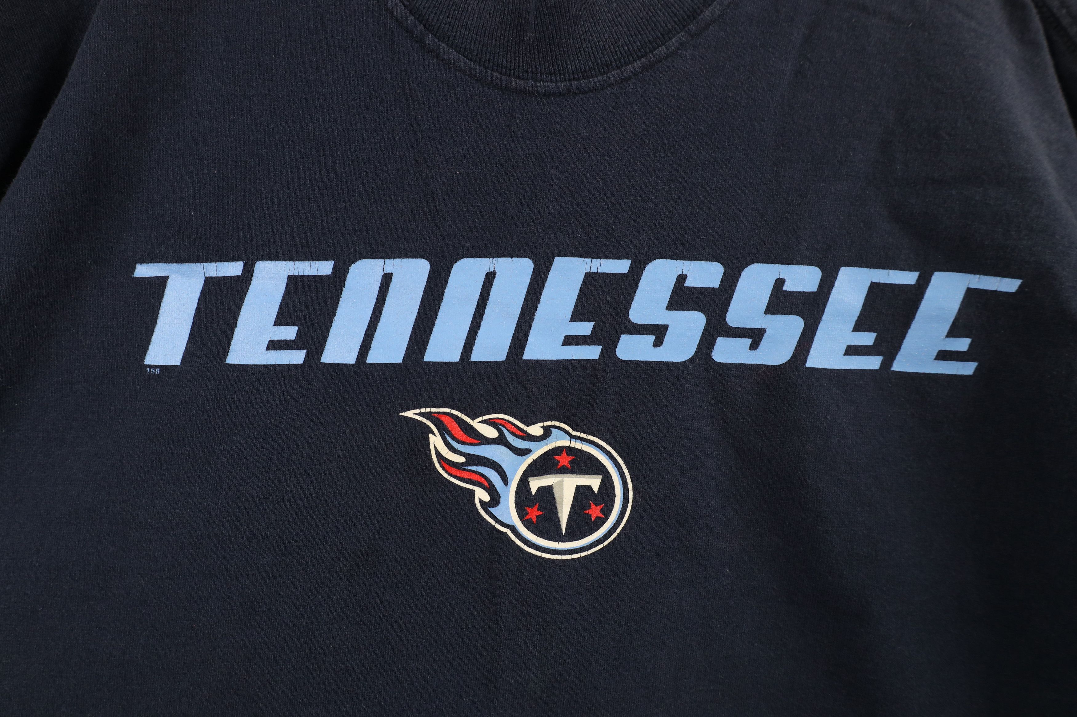 Majestic × Vintage Vintage Majestic Titans Football Long Sleeve T-Shirt Size US XXL / EU 58 / 5 - 4 Thumbnail